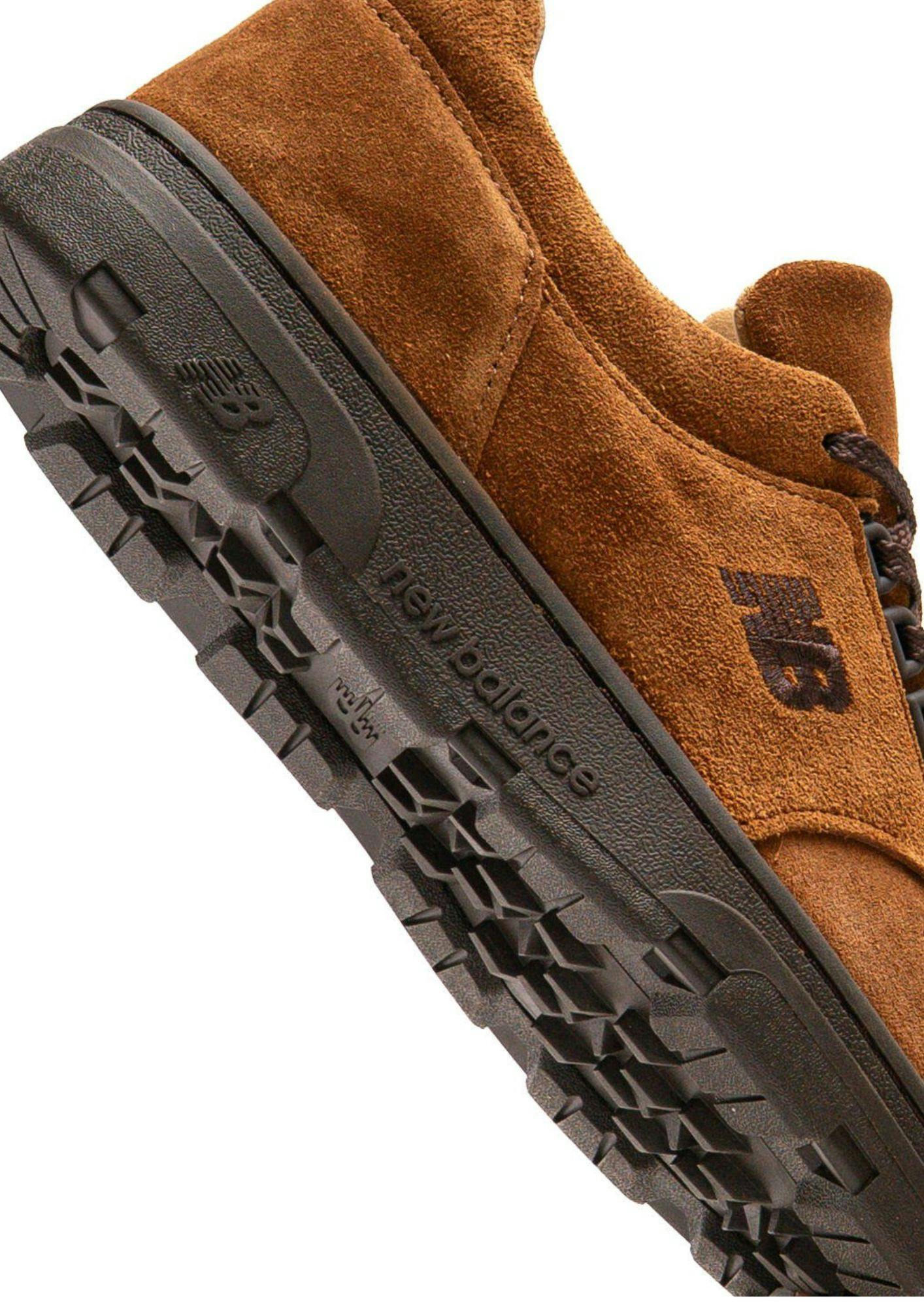 new balance allerdale shoe in brown suede