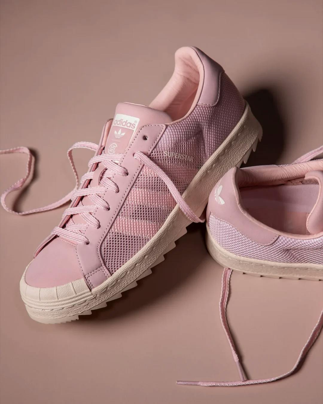 CLOT x adidas Superstar Breathe Pink