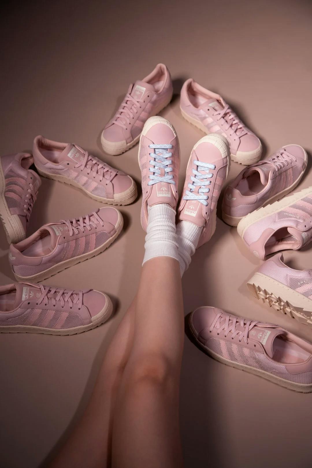 CLOT x adidas Superstar Breathe Pink