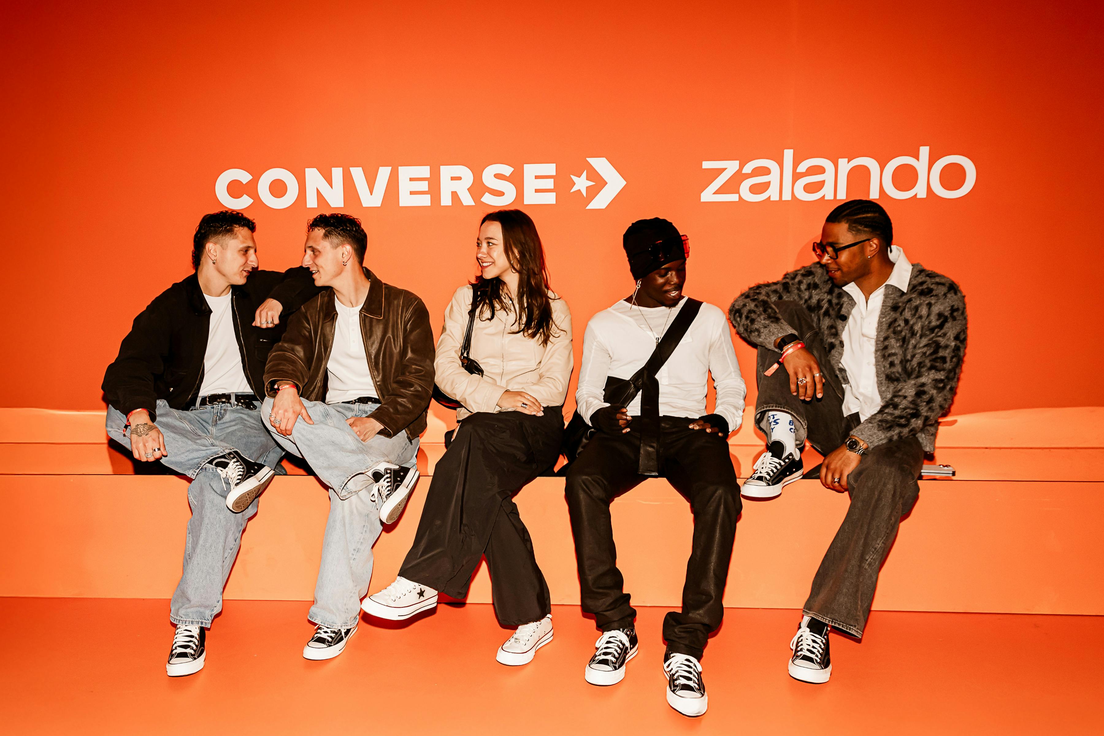 Talents wearing Converse