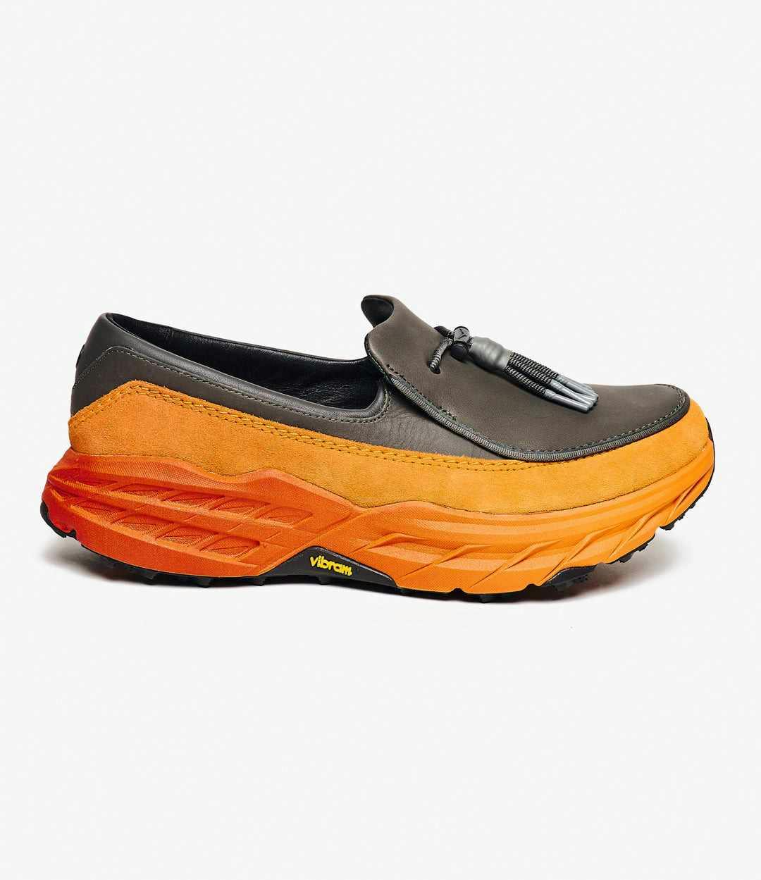 hoka speed loafer orange