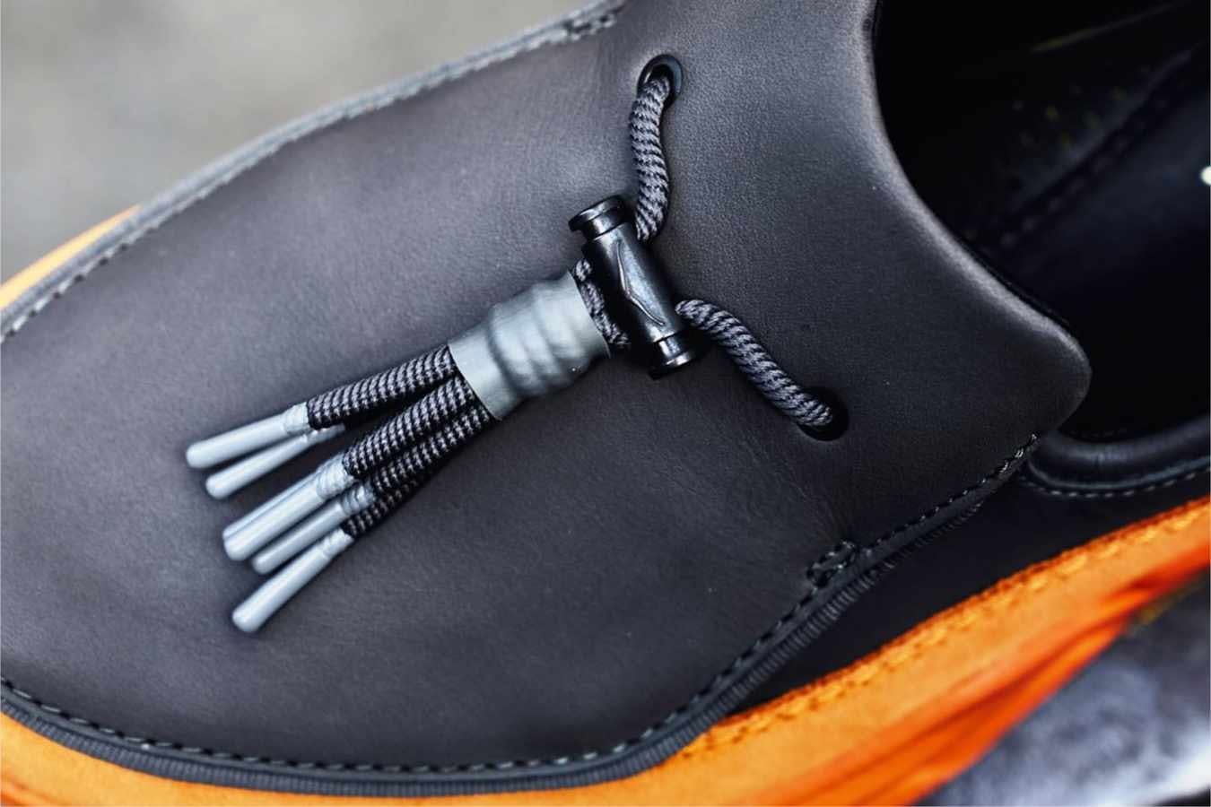 hoka speed loafer orange
