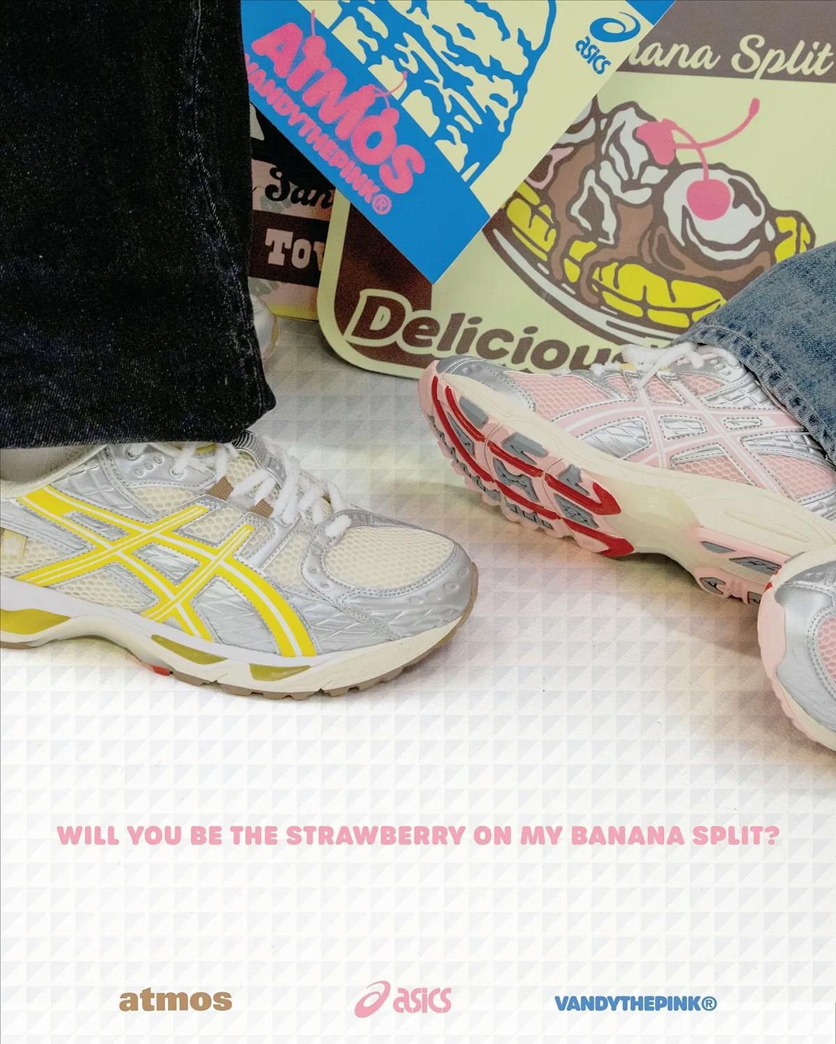 VANDYTHEPINK x ASICS GEL-Nimbus 10.1 “Banana Split” Pack