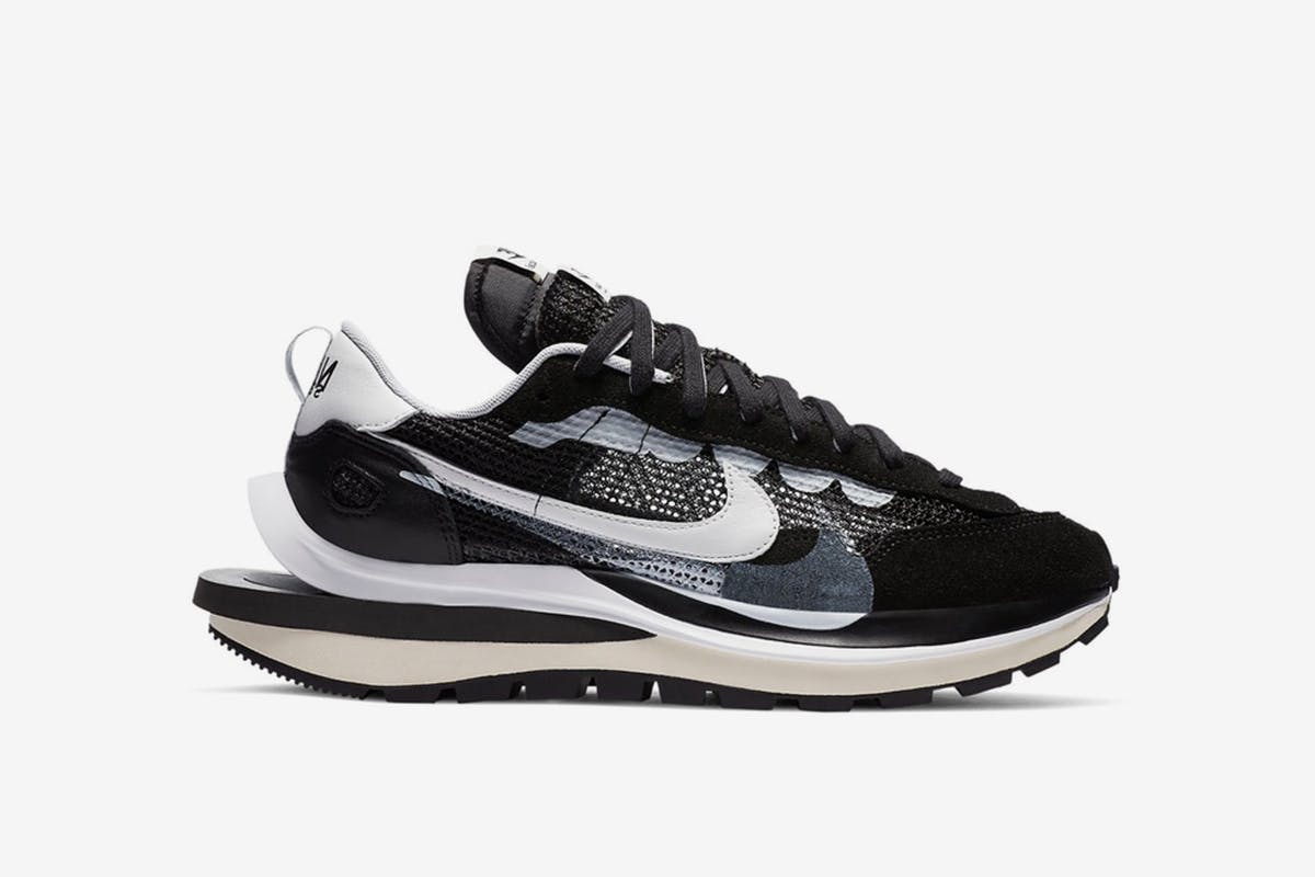 靴 NIKE SACAI X VAPORWAFFLE SACAI X NIKE VAPORWAFFLE MESH TRAINERS SNEAKERS SCHUHE