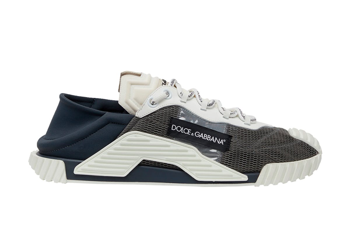 スニーカー DOLCE&GABBANA NS1 SLIP-ON SNEAKERS Mixed-materials NS1 slip-on sneakers in Black for Women