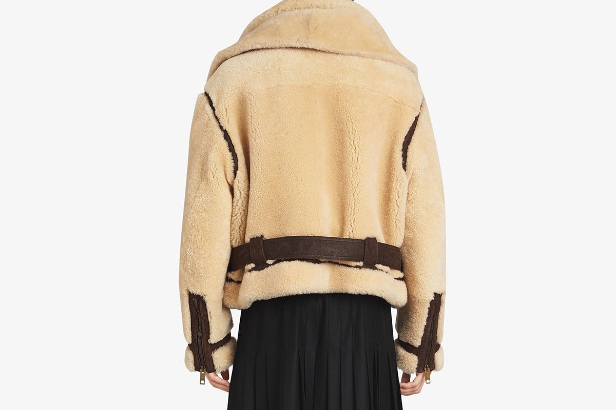 This Cozy Burberry Shearling Jacket Will Set You Back Some