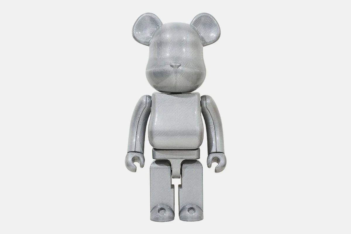 MEDICOM TOY - BE@RBRICK MEDICOM TOY PLUS WHITE 1000％ MEDICOM TOY - BE@RBRICK MEDICOM TOY PLUS WHITE CHROME Ver