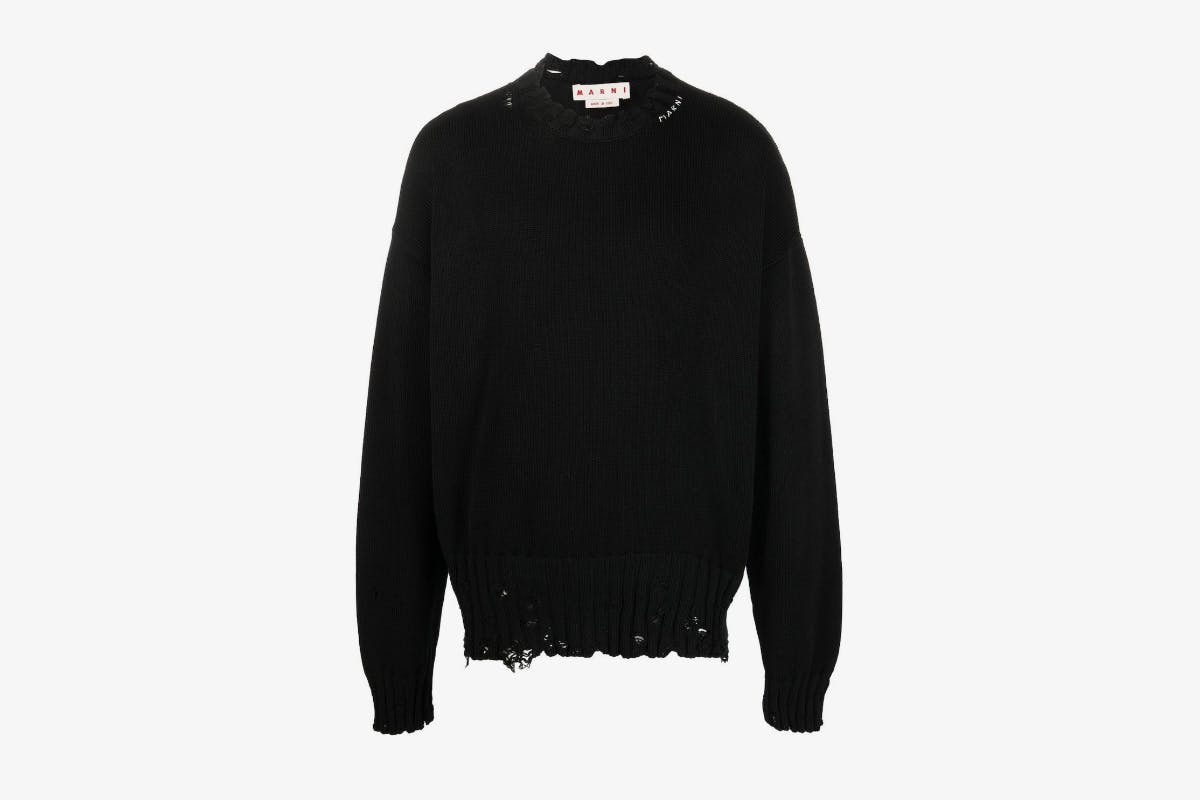 Logo-Embroidered Jumper - 0