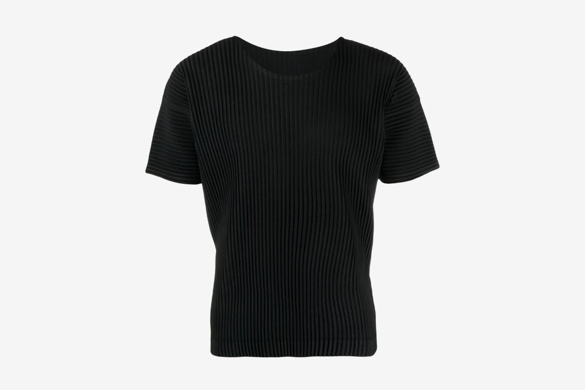 Basics Plissé T-Shirt - 0