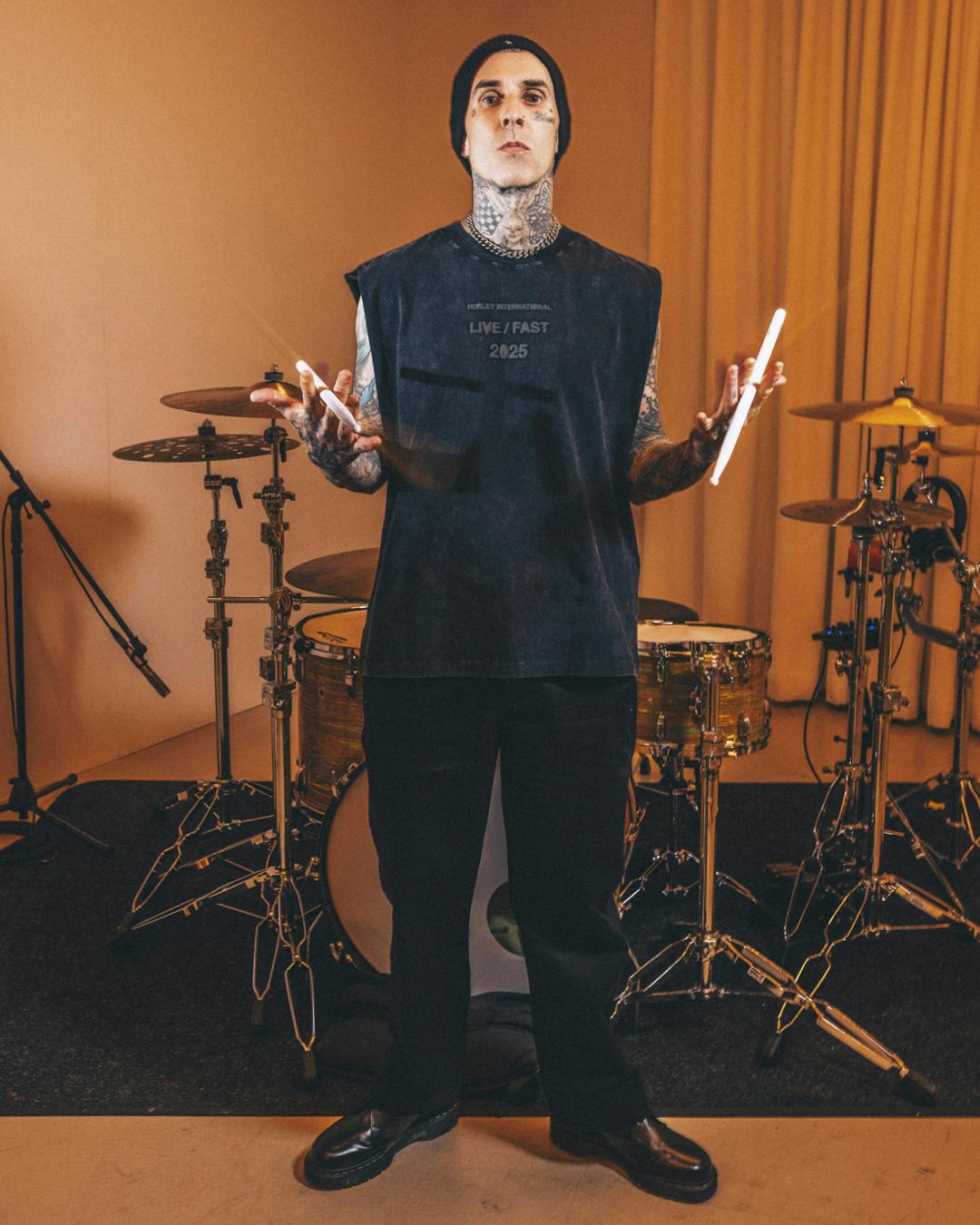 Hurley and Travis Barker launch new collection