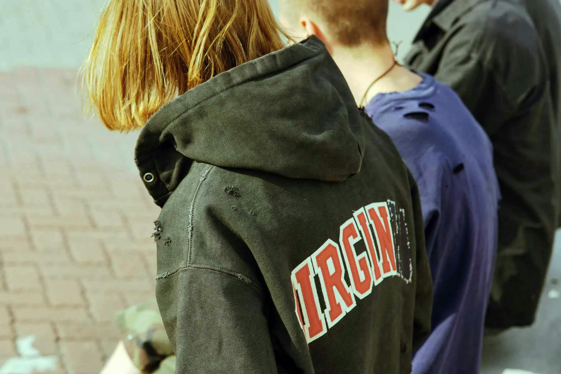 washed virginia hoodie