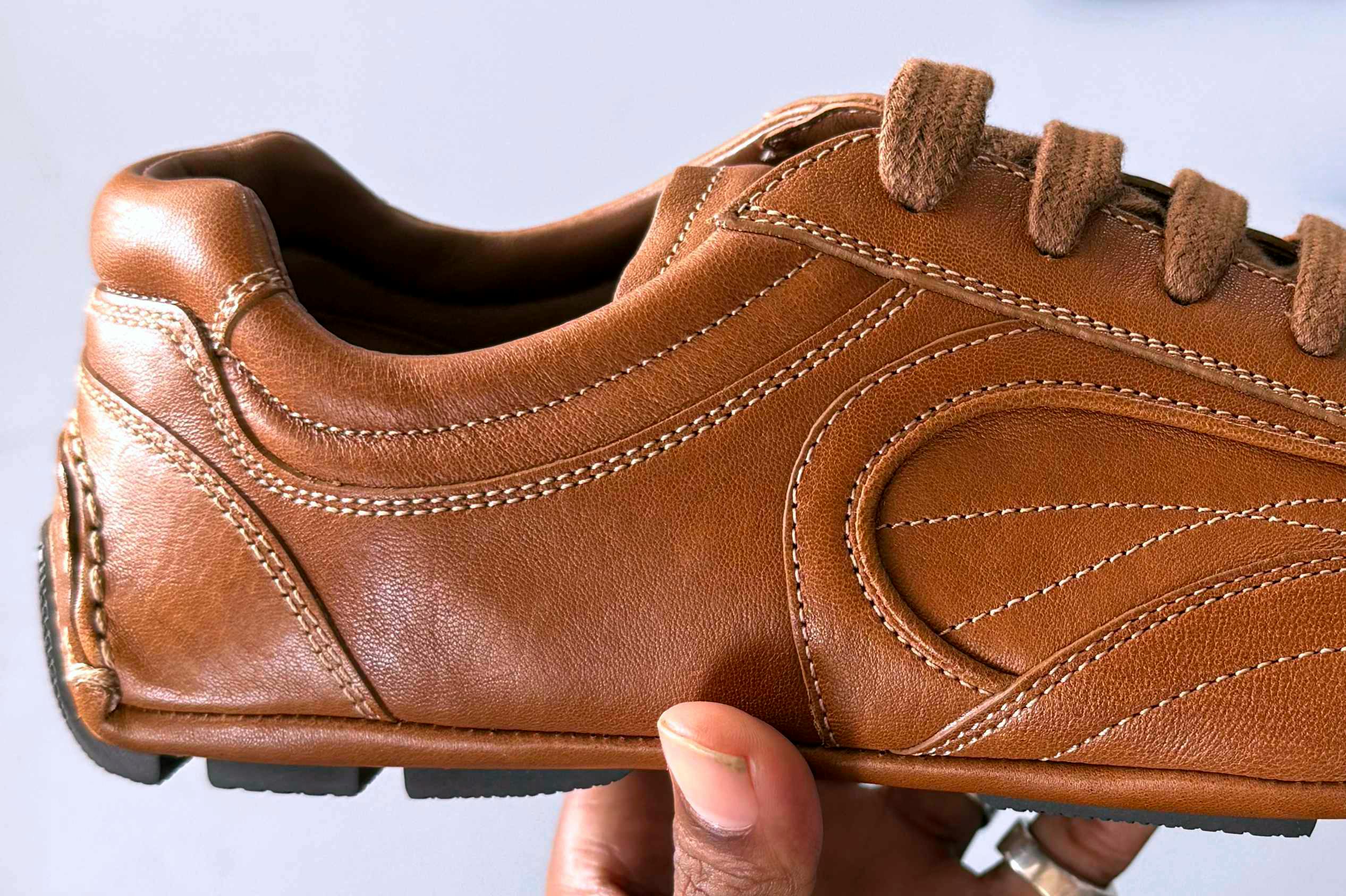 prada montecarlo leather sneaker spring summer 2025