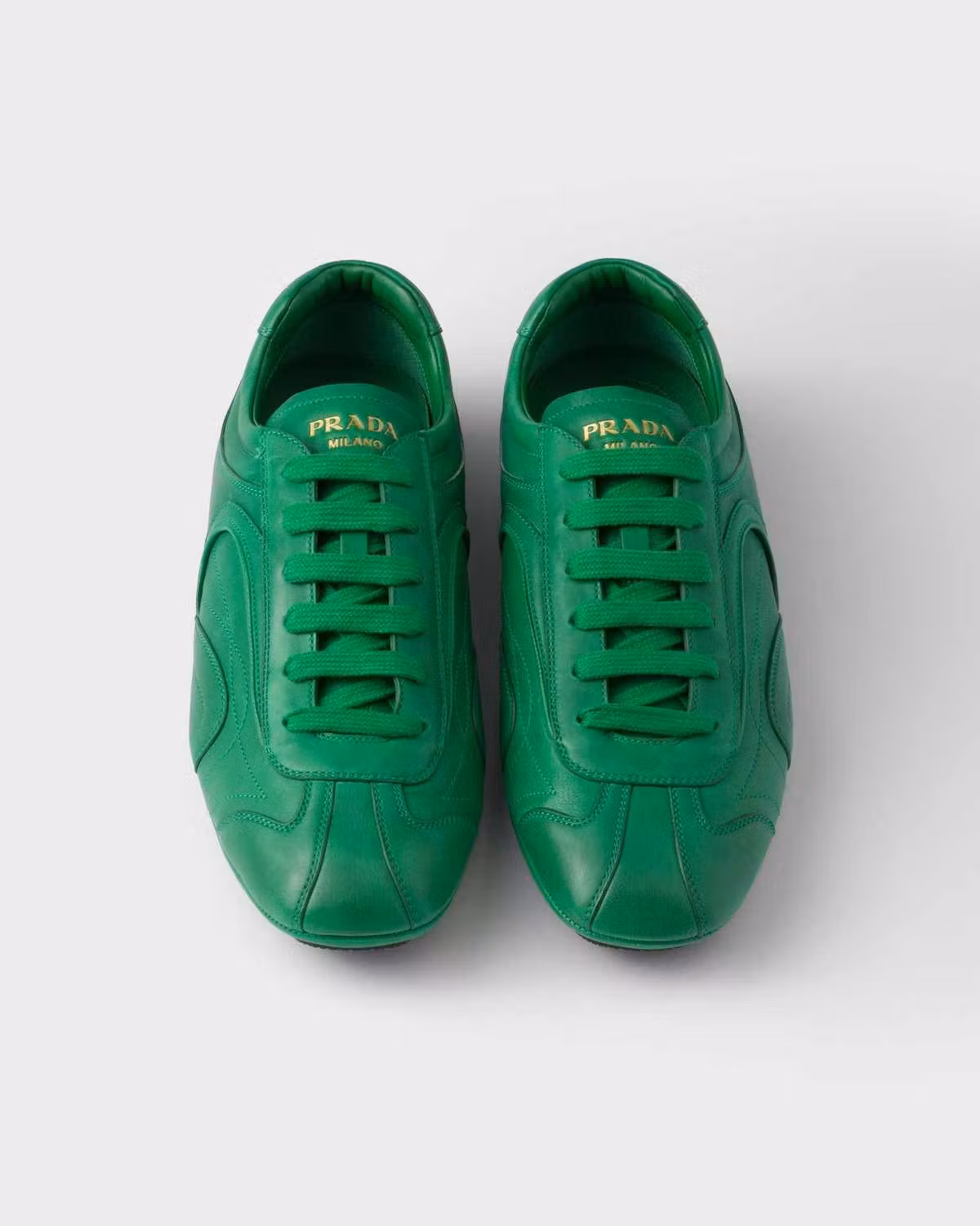 prada montecarlo leather sneaker spring summer 2025