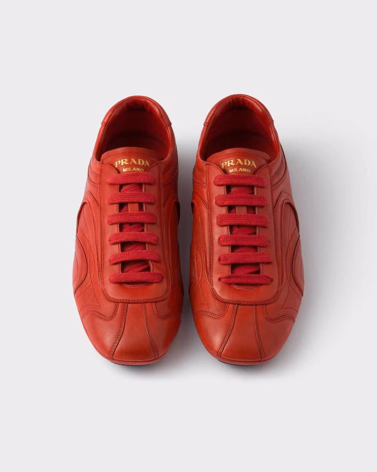 prada montecarlo leather sneaker spring summer 2025