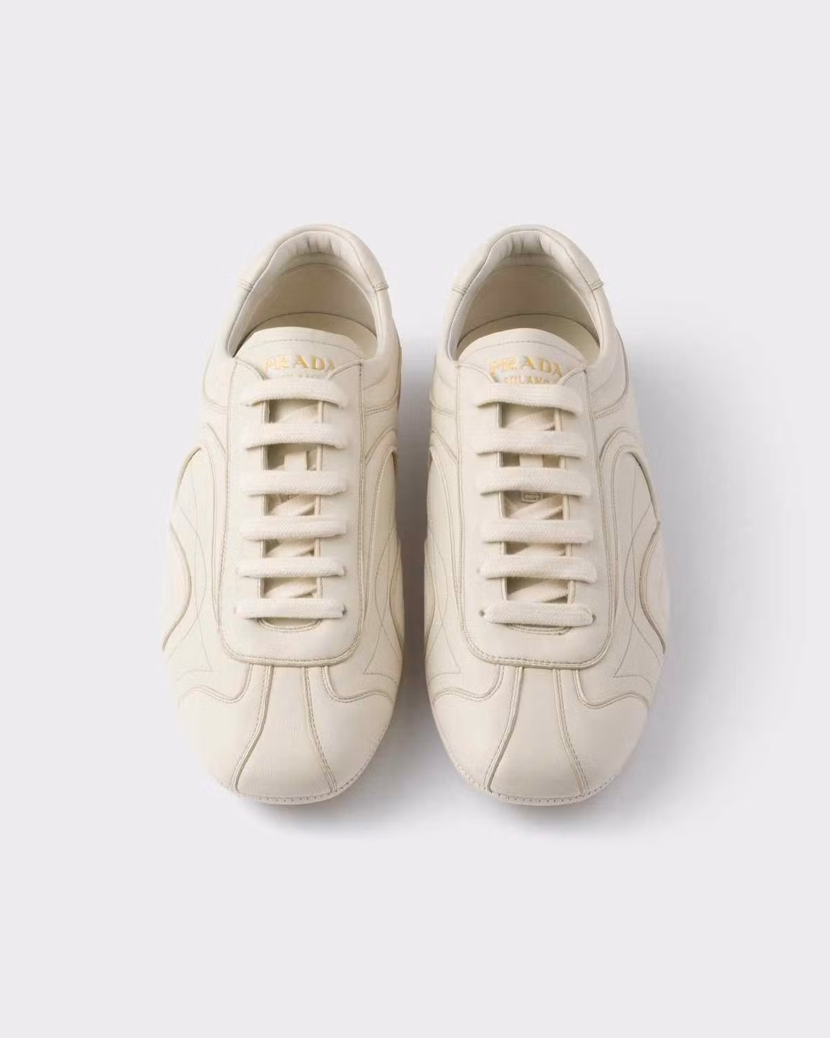 prada montecarlo leather sneaker spring summer 2025