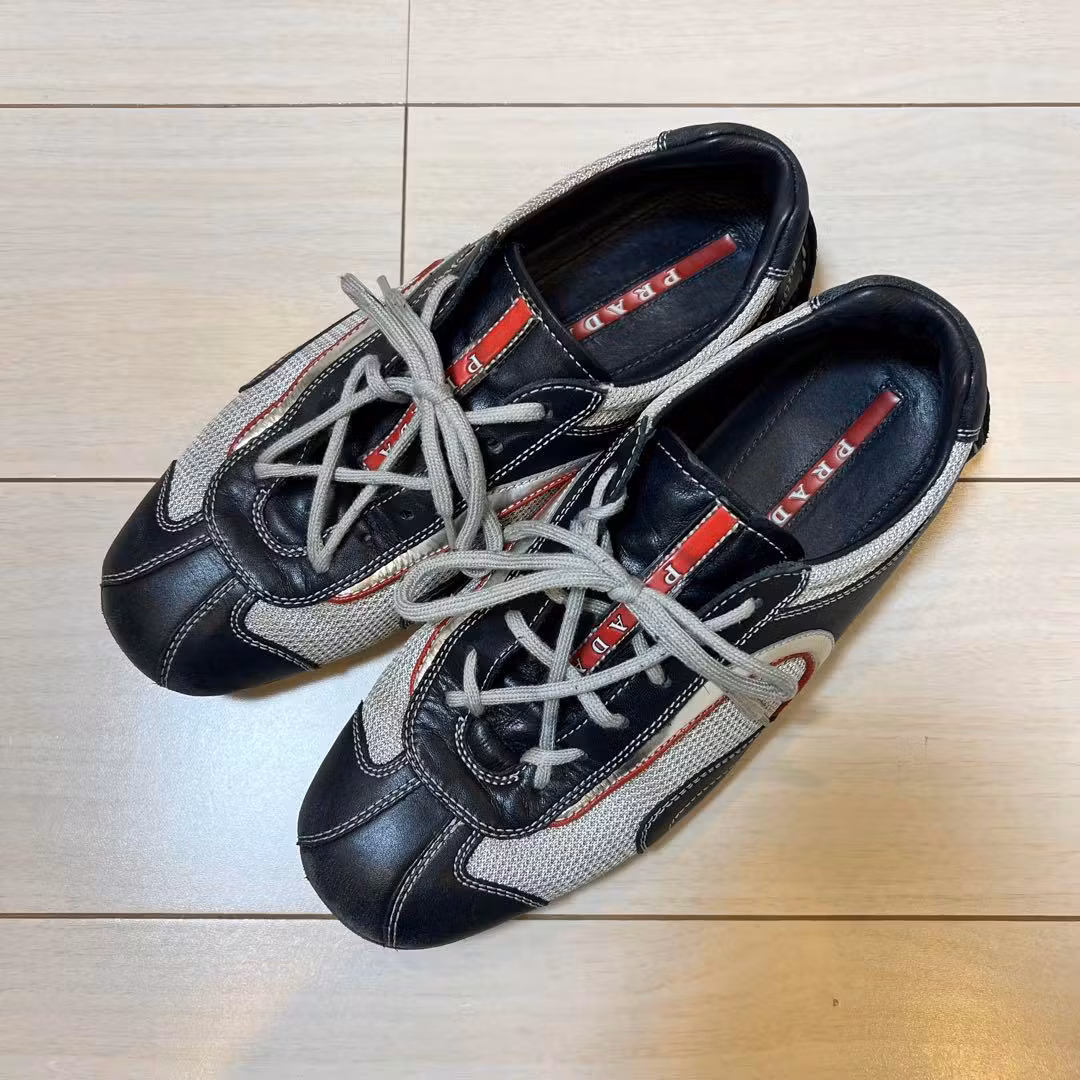 prada montecarlo leather sneaker spring summer 2025