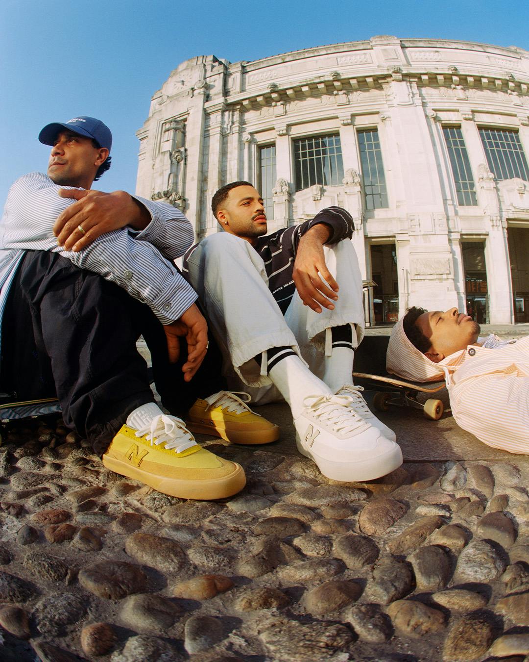 new balance numeric stone island