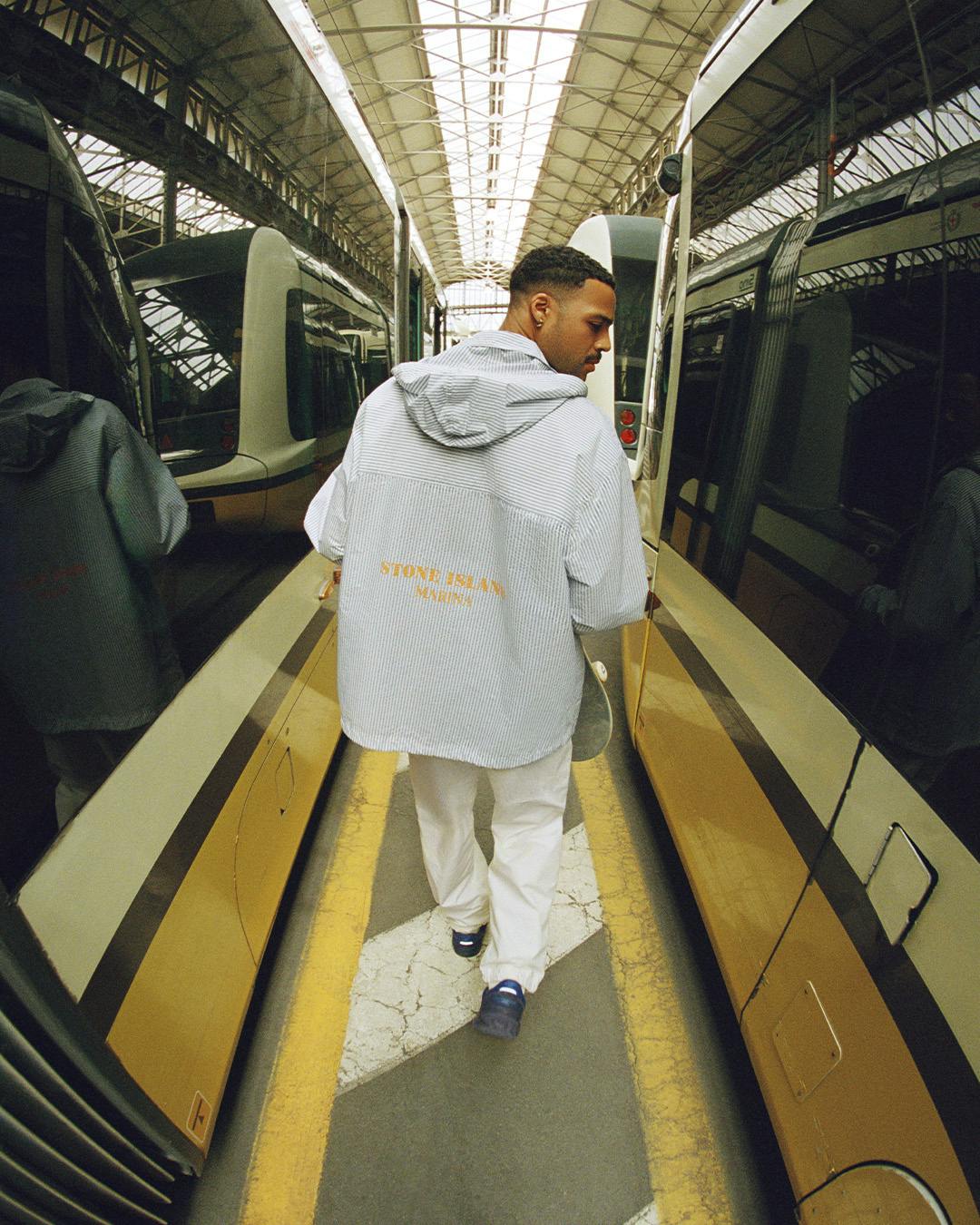 new balance numeric stone island