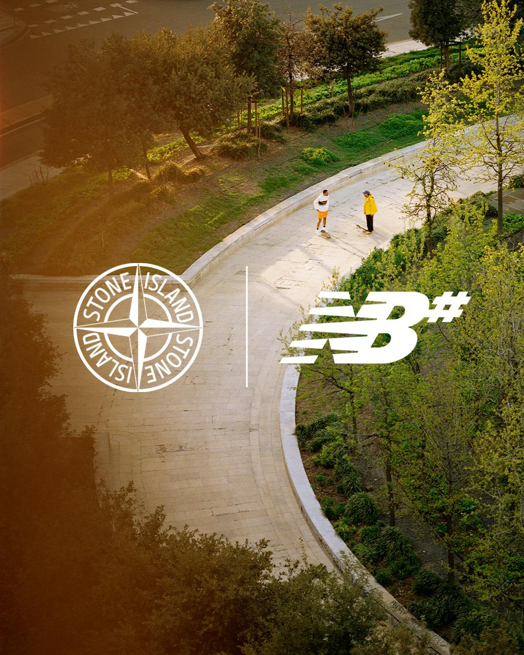 new balance numeric stone island