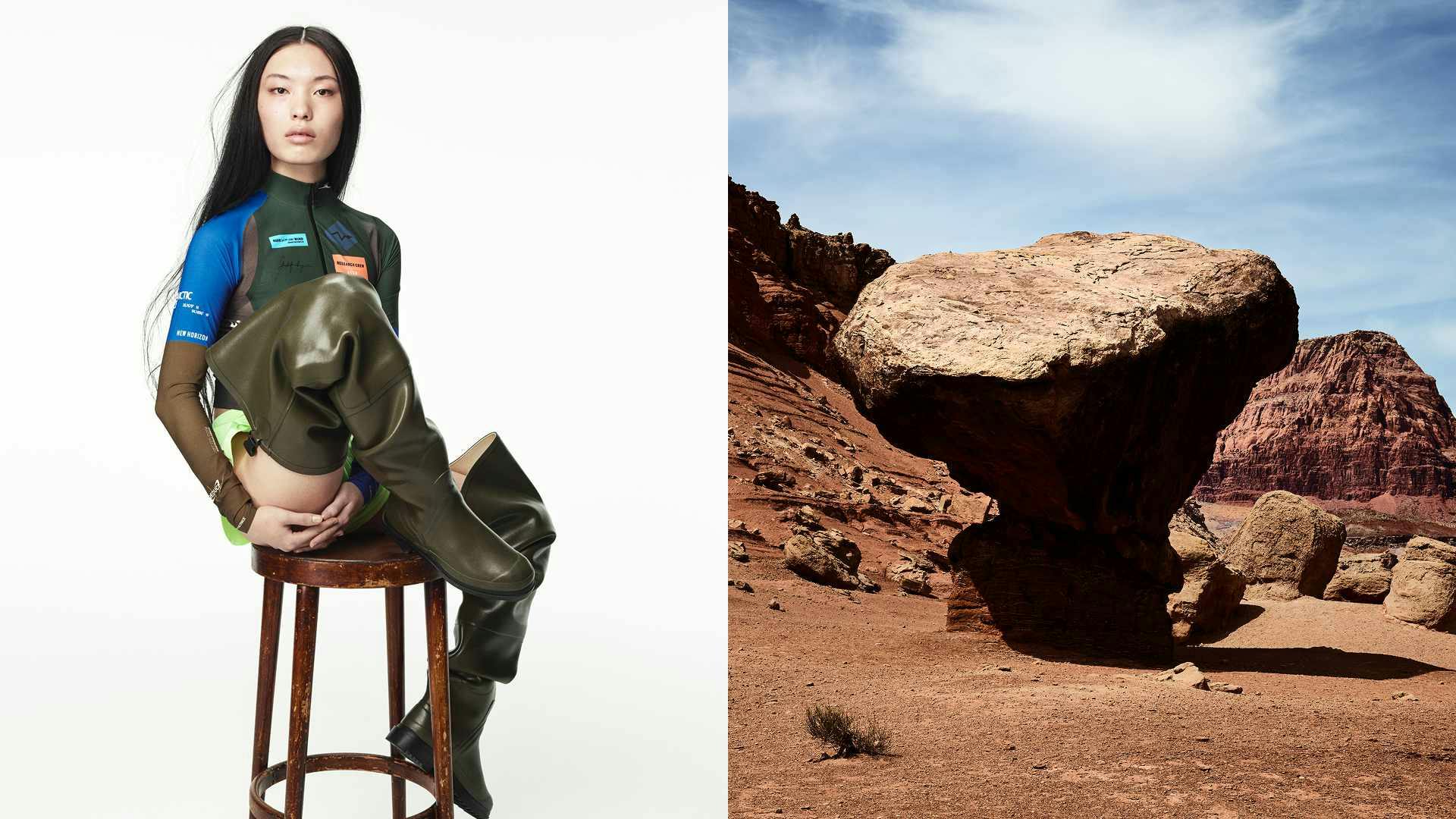 canada goose haider ackermann ss25 snow goose collection