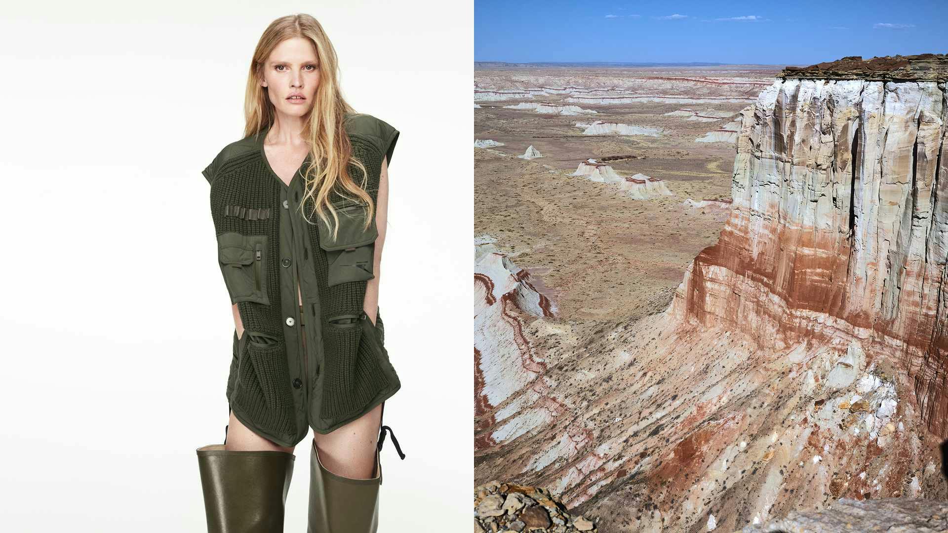 canada goose haider ackermann ss25 snow goose collection
