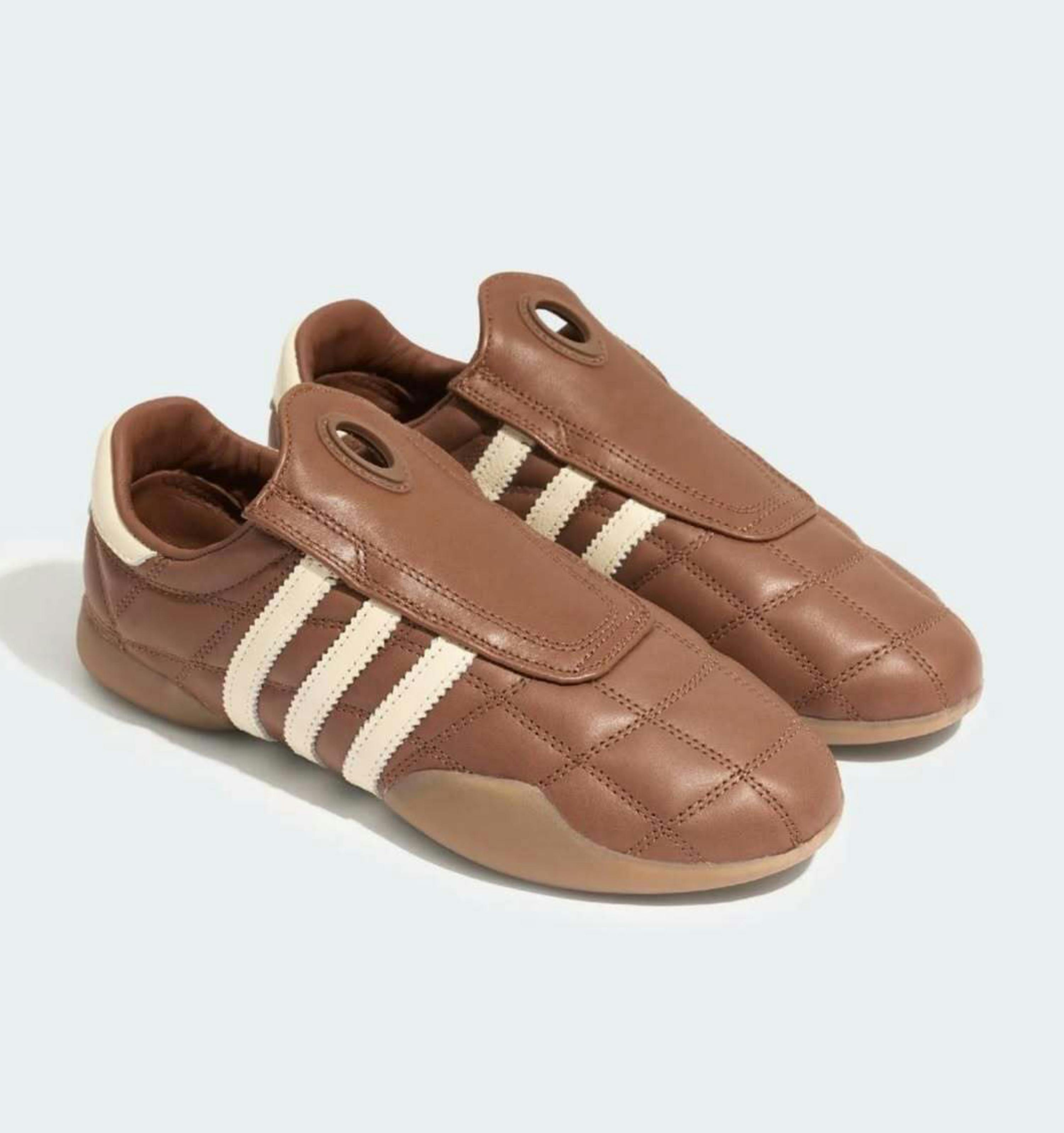 adidas taekwondo mei brown quilted