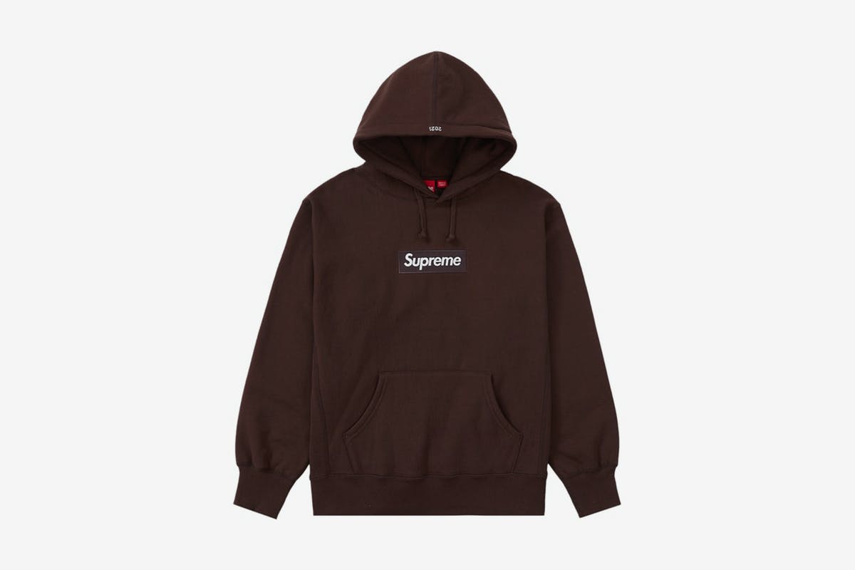 即発送 Supreme Bandana Box Logo Hooded Sweatshirt Brown M Supreme Bandana Box Logo Hooded Sweatshirt Dark Brown Men's
