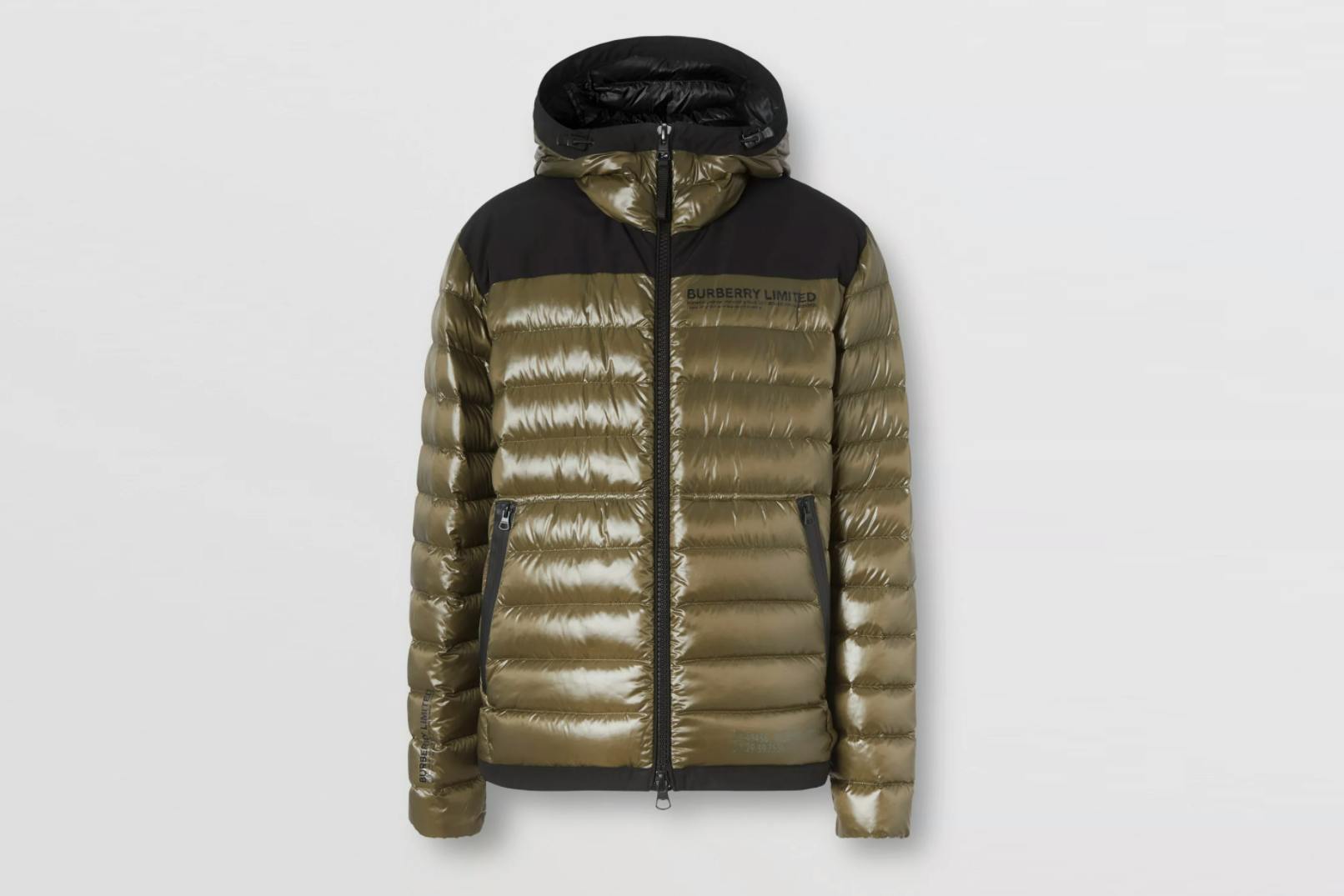 BURBERRY★素敵！NAVY HARLINGTON HOODED COAT W/ WARMER BURBERRY Hooded belted double-breasted quilted shell down