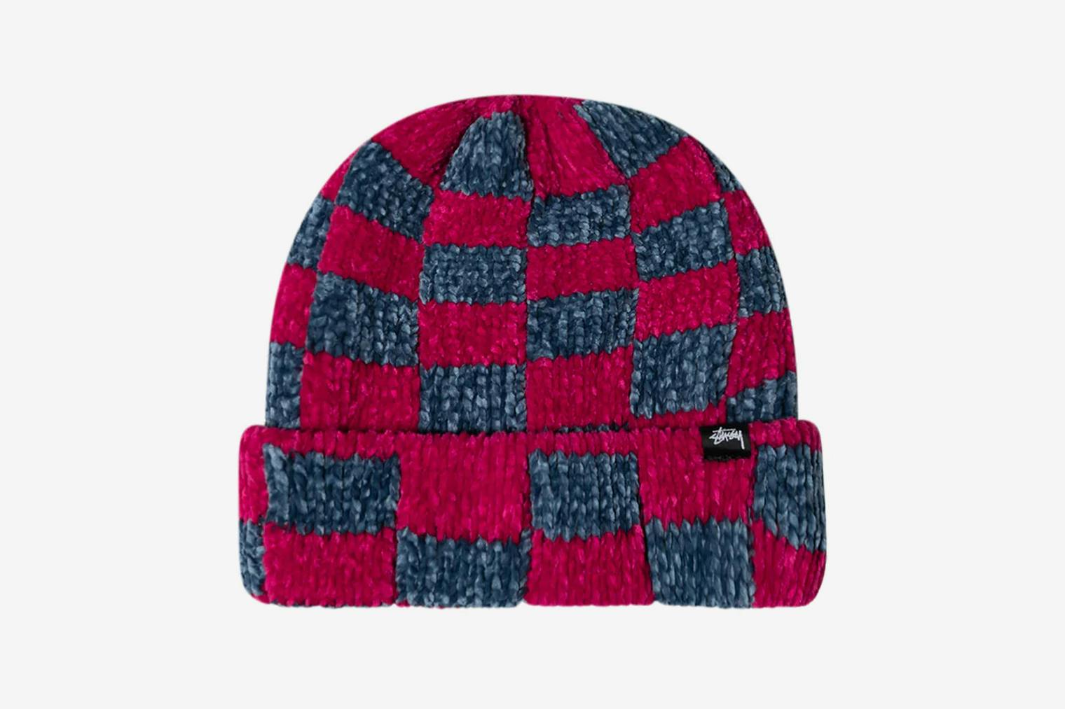 ★関税込★Stussy★Stussy Crochet Checkered Beanie★Red★ Stussy Crochet Checkered Beanie - Red / Navy | eBay