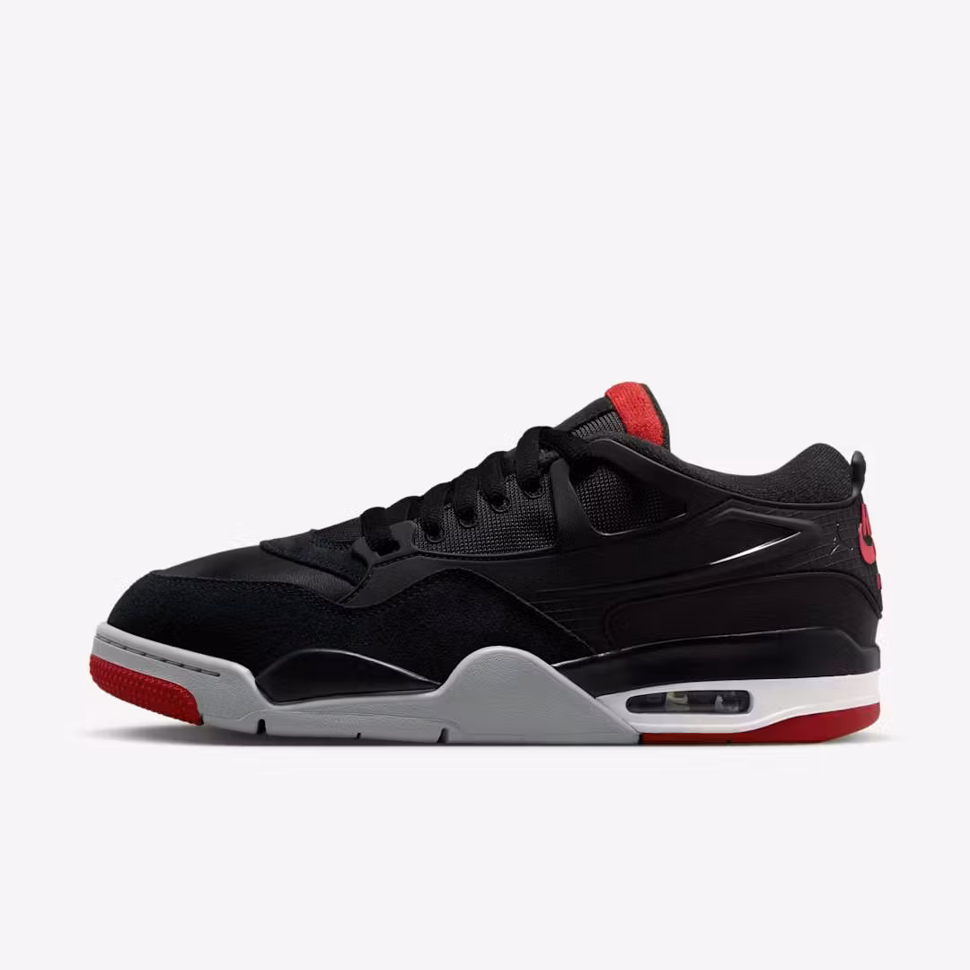 nike air jordan 4 rm sneaker in bred