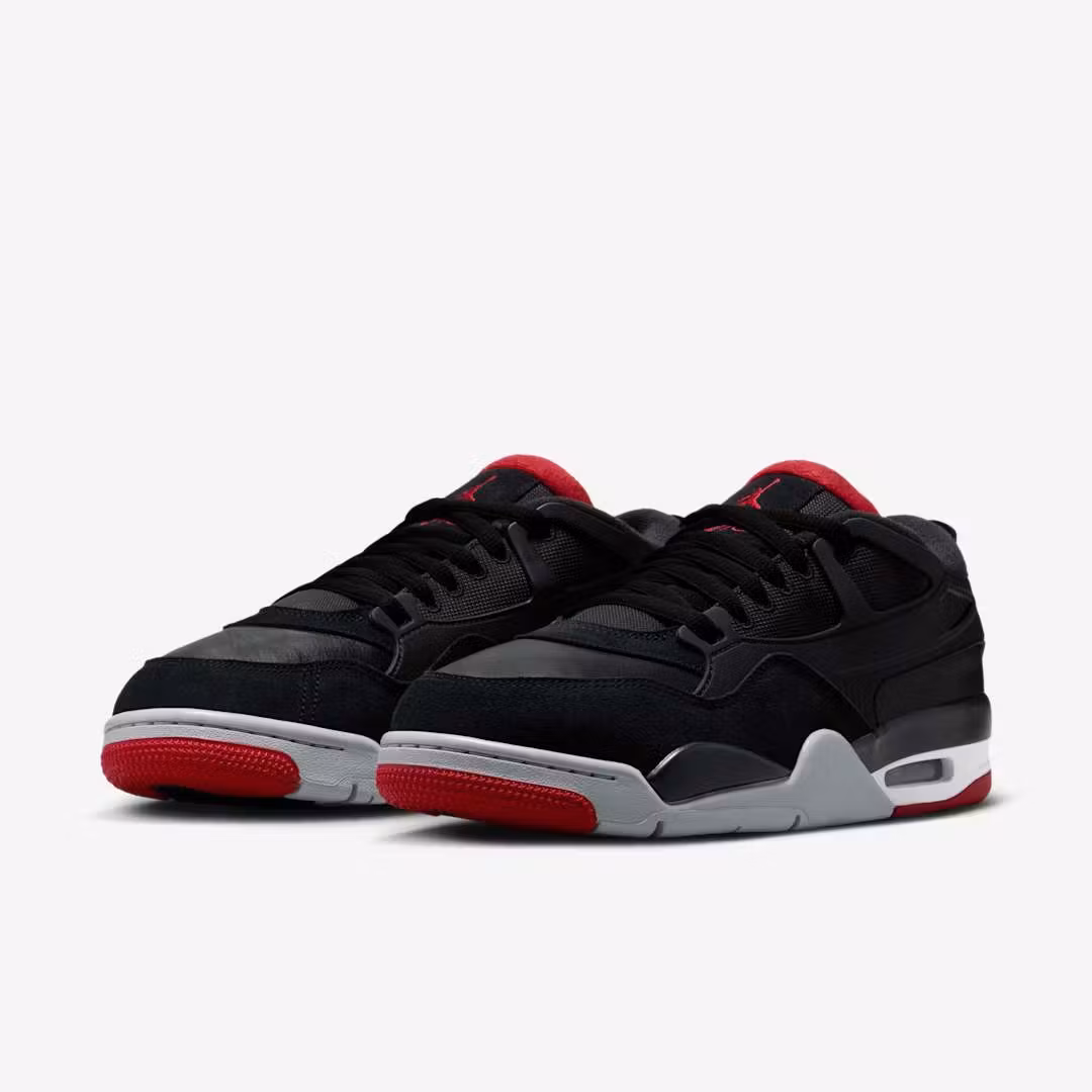 nike air jordan 4 rm sneaker in bred