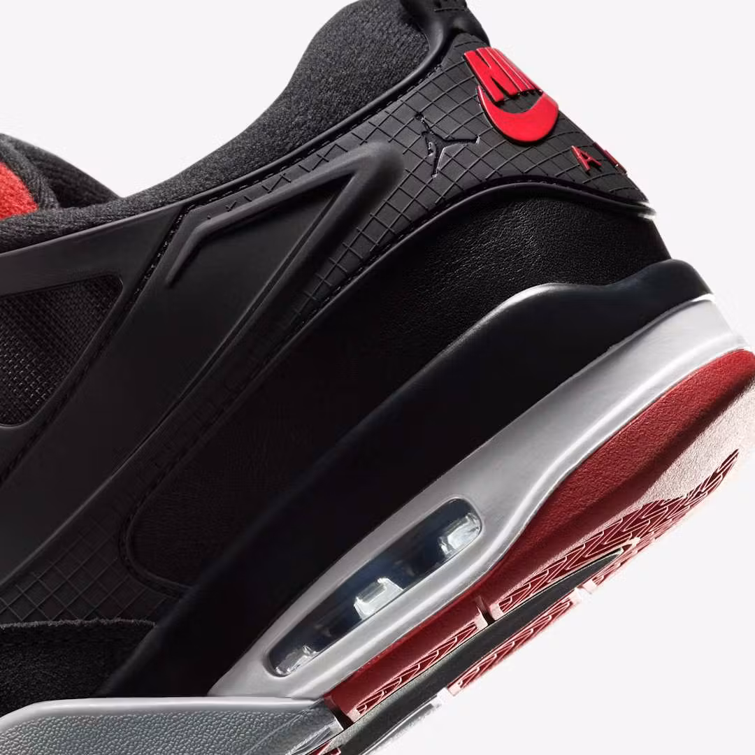 nike air jordan 4 rm sneaker in bred