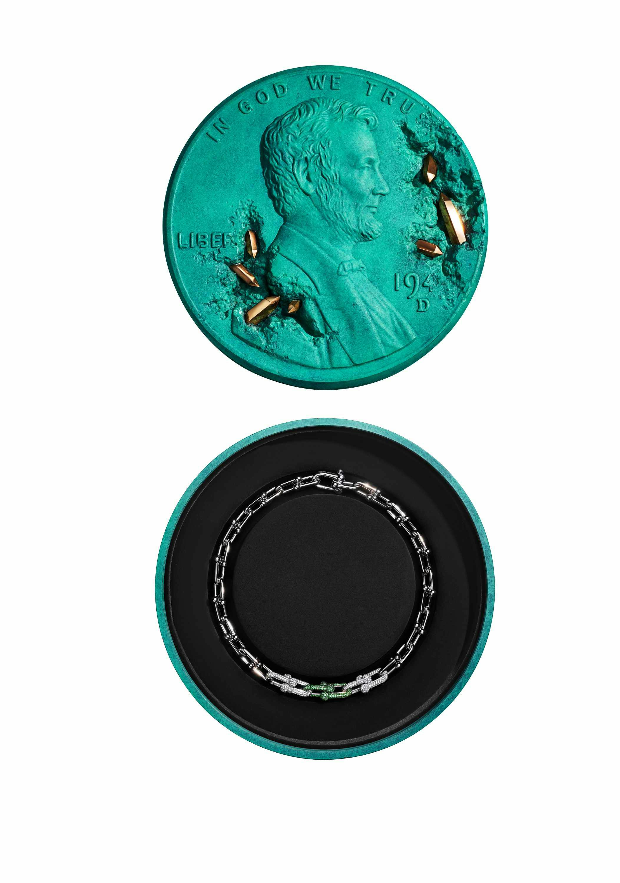 tiffany daniel arsham penny necklace
