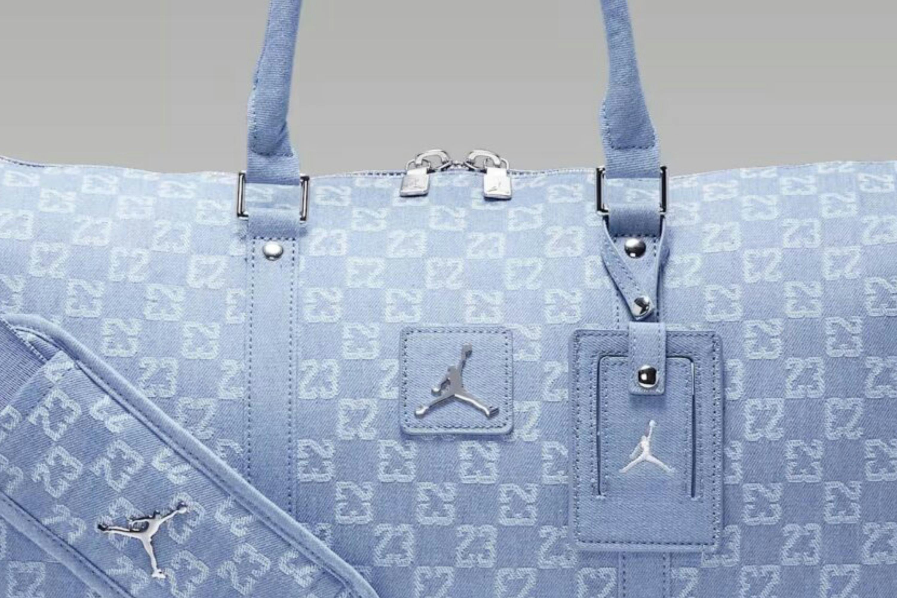 Nike Jordan Denim Monogram Luggage