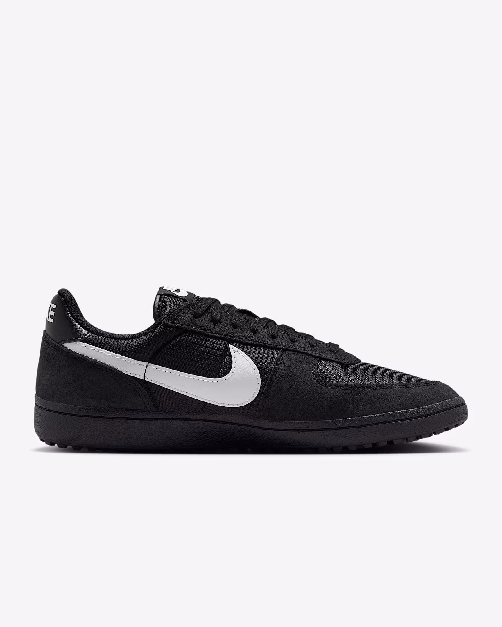 Nike Field General Ref sneaker in black white suede