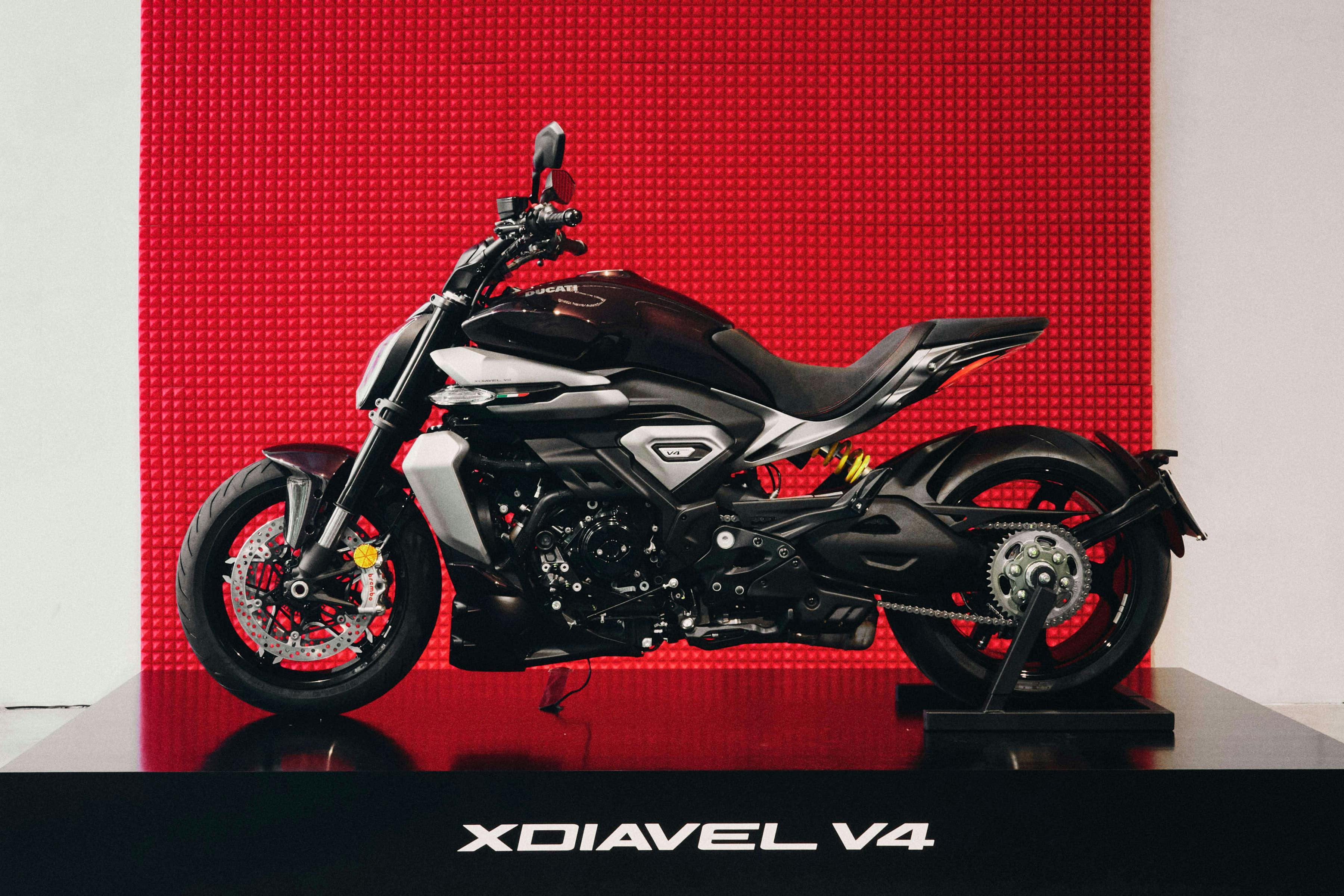 Ducati's XDiavel V4 at the Highsnobiety Store in Berlin