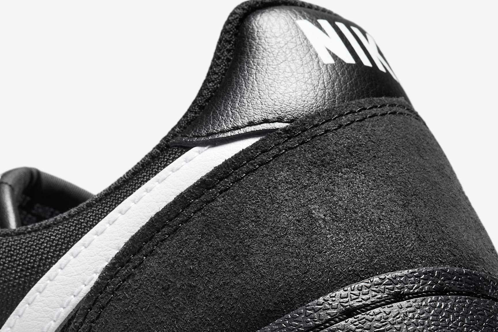 Nike Field General Ref sneaker in black white suede