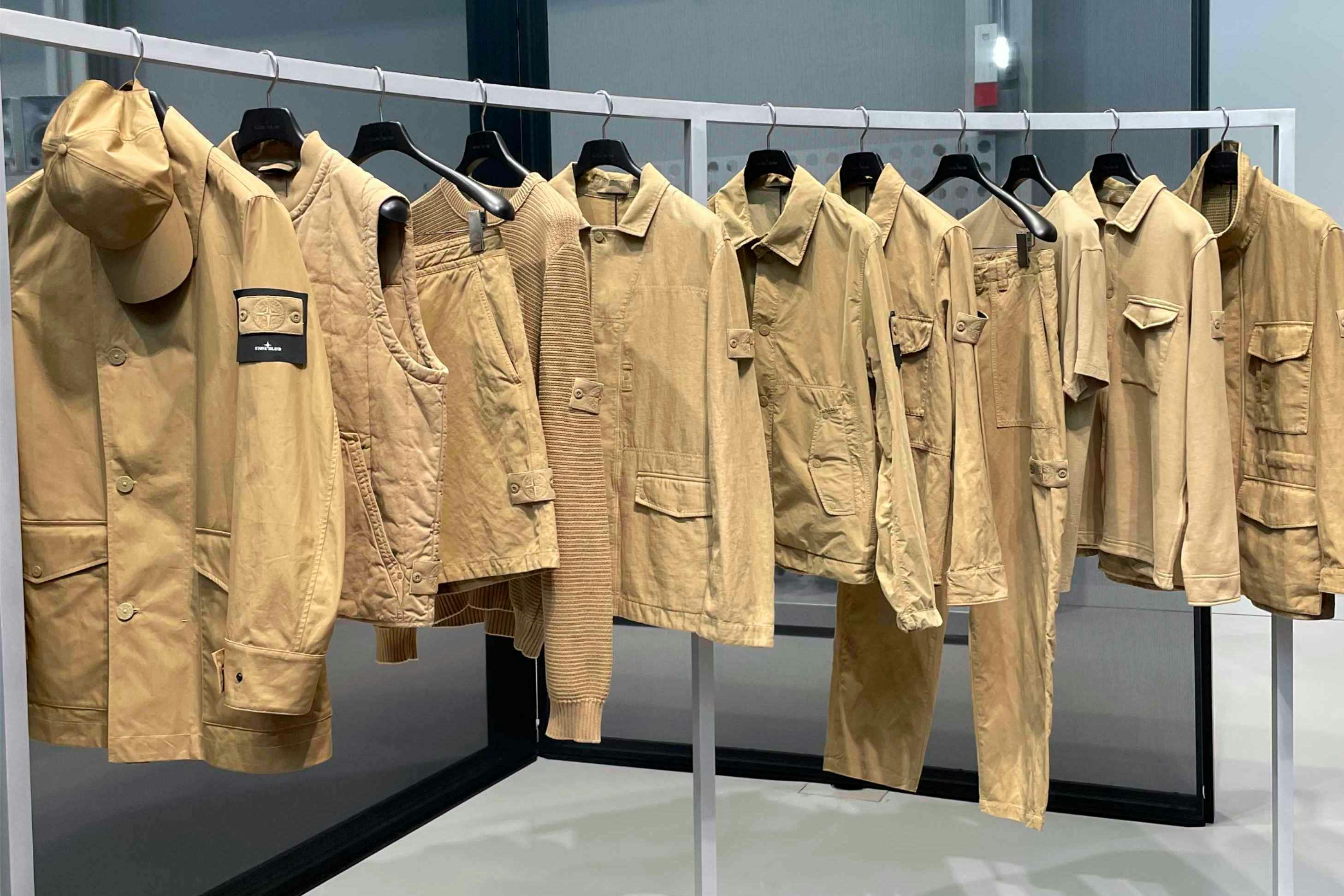 stone island spring summer 2026 collection showroom
