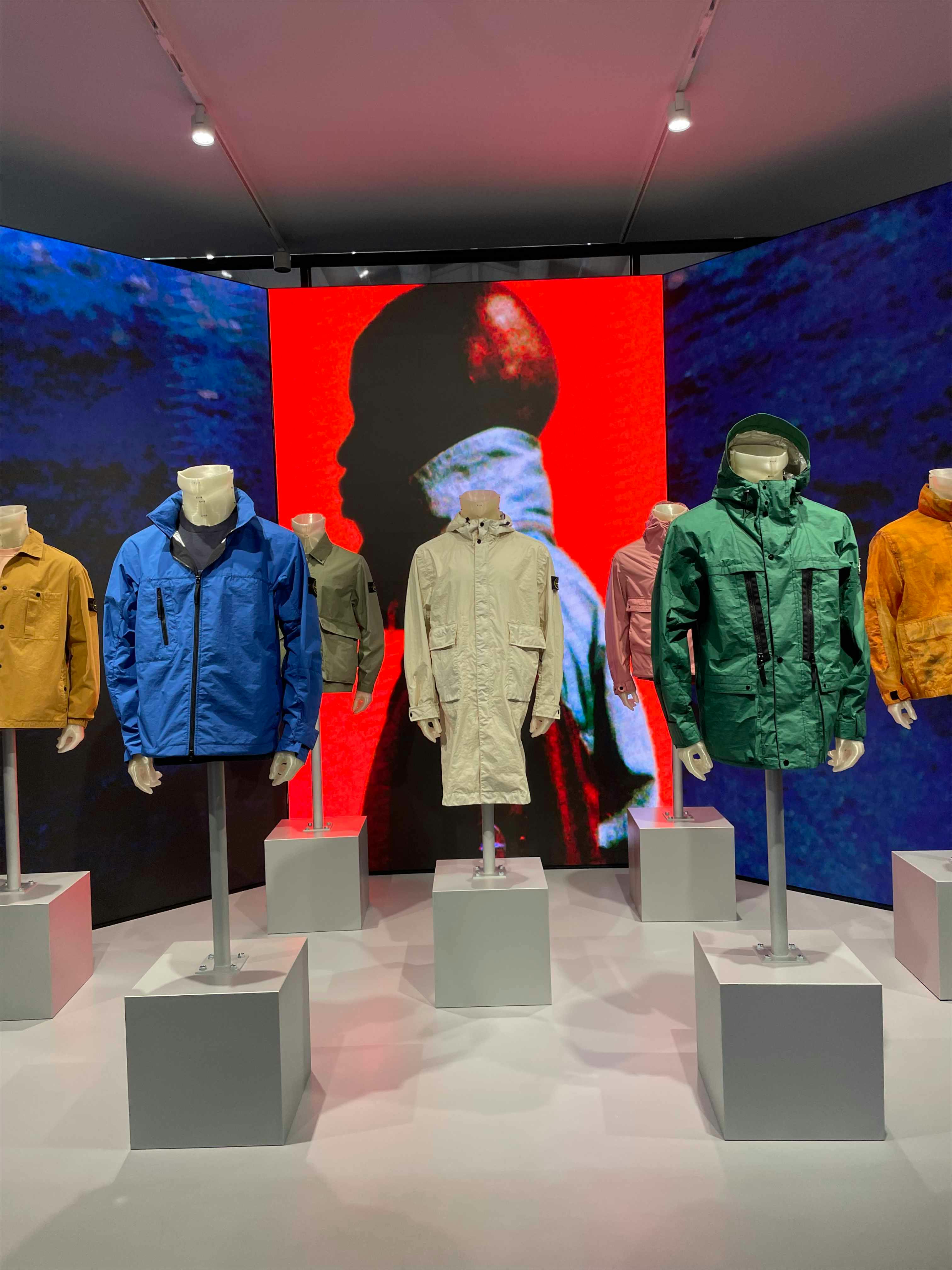 stone island spring summer 2026 collection showroom