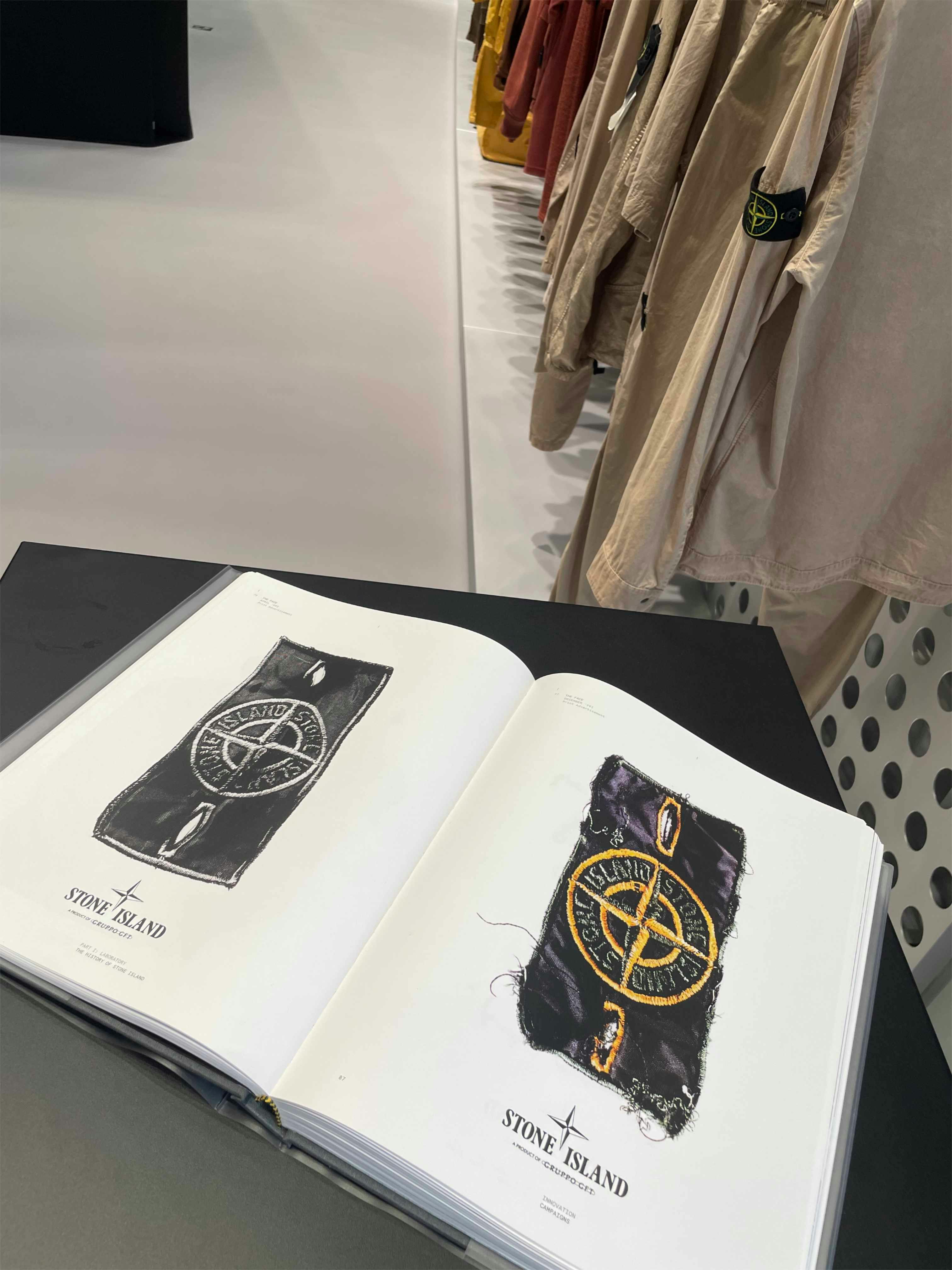 stone island spring summer 2026 collection showroom