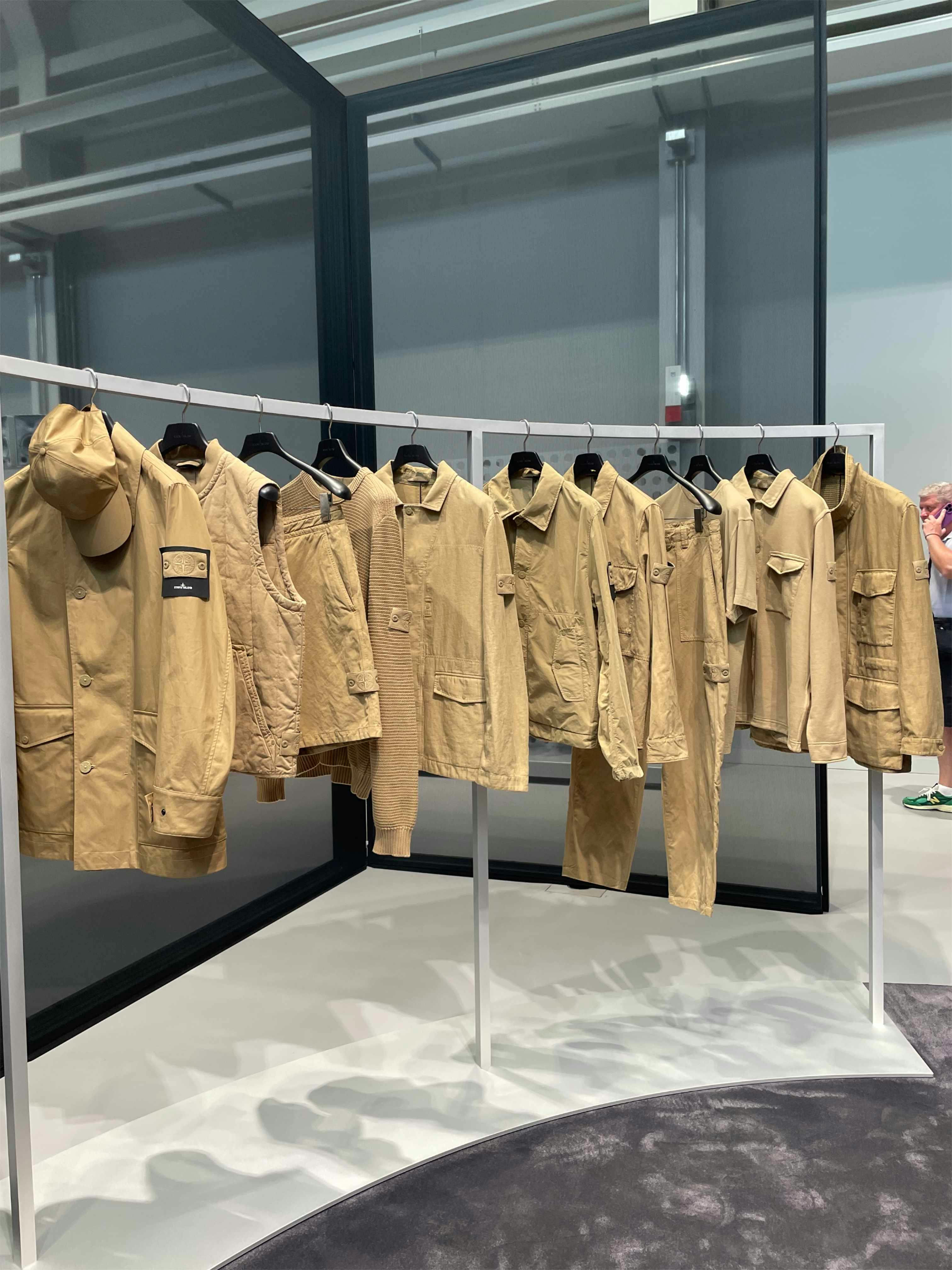 stone island spring summer 2026 collection showroom