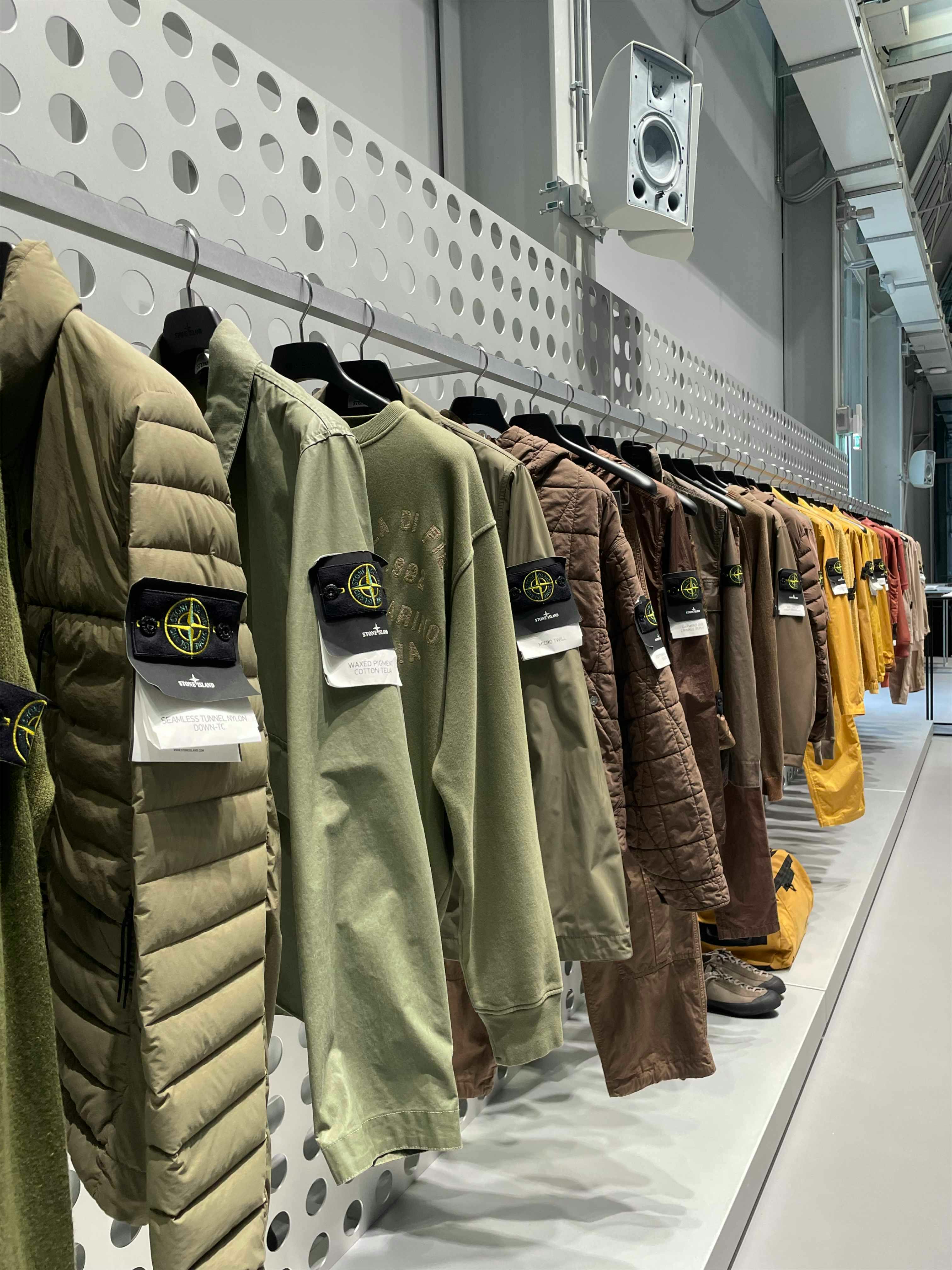 stone island spring summer 2026 collection showroom