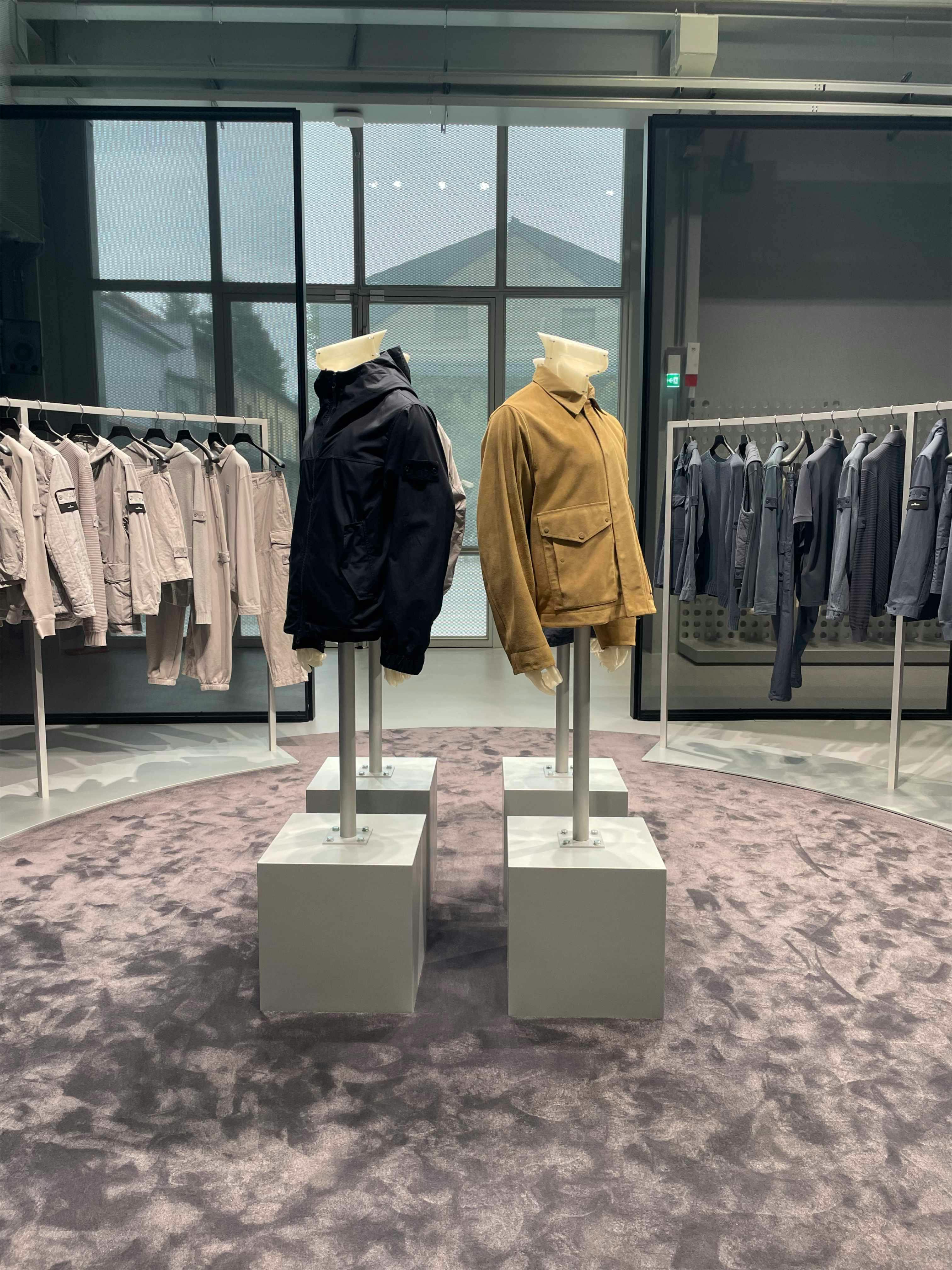 stone island spring summer 2026 collection showroom