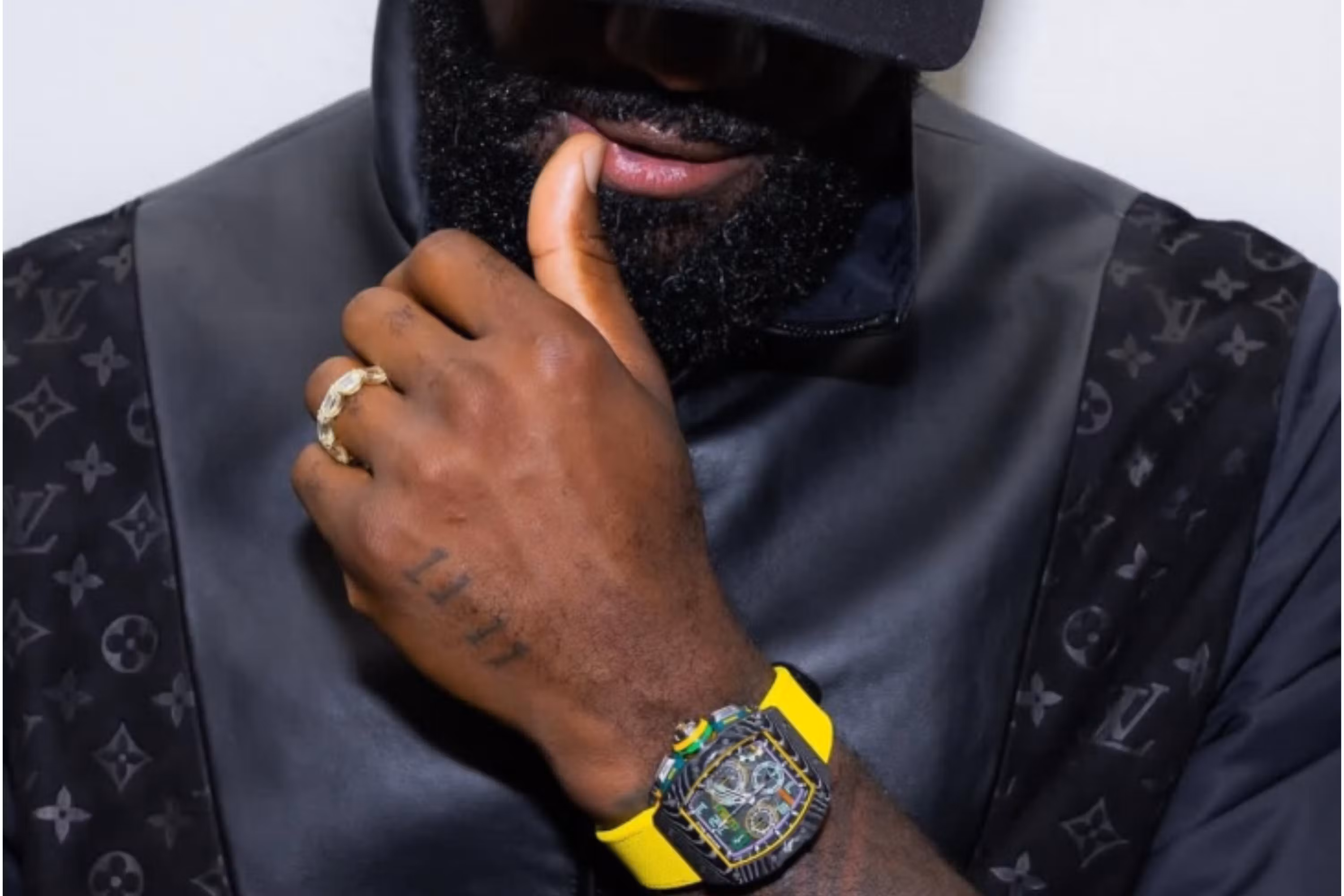 Richard Mille x Lebron, Lakers Richard Mille, New Richard Mille, Yellow strap watch, RM 65-01 “LeBron James"