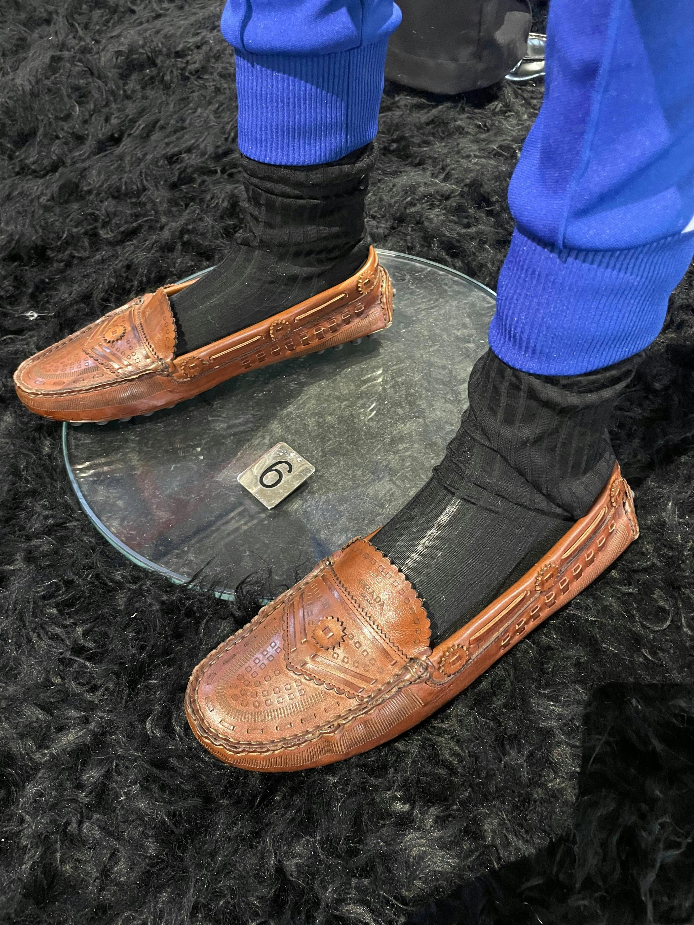 prada ss26 menswear collection showroom
