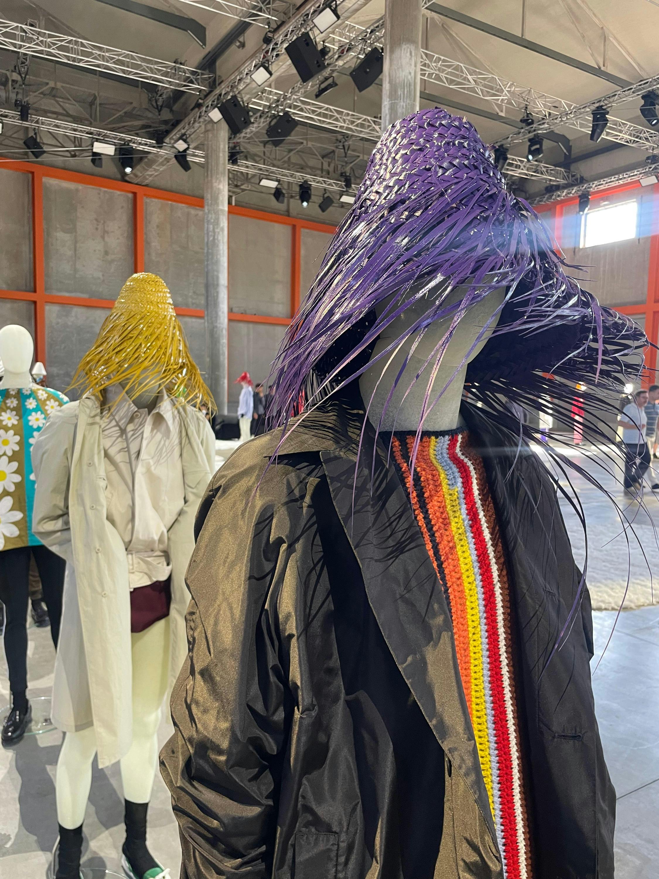 prada ss26 menswear collection showroom