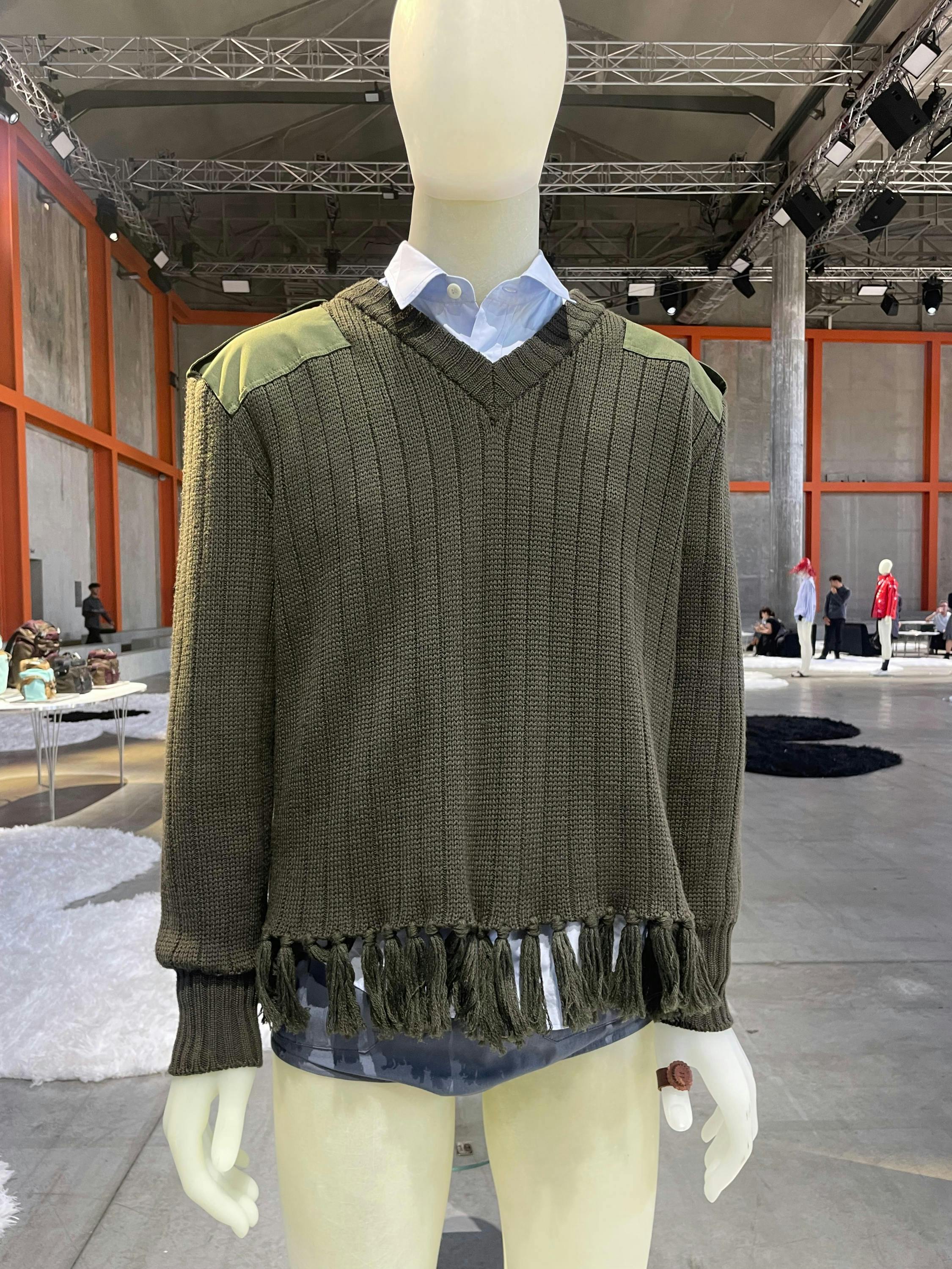 prada ss26 menswear collection showroom