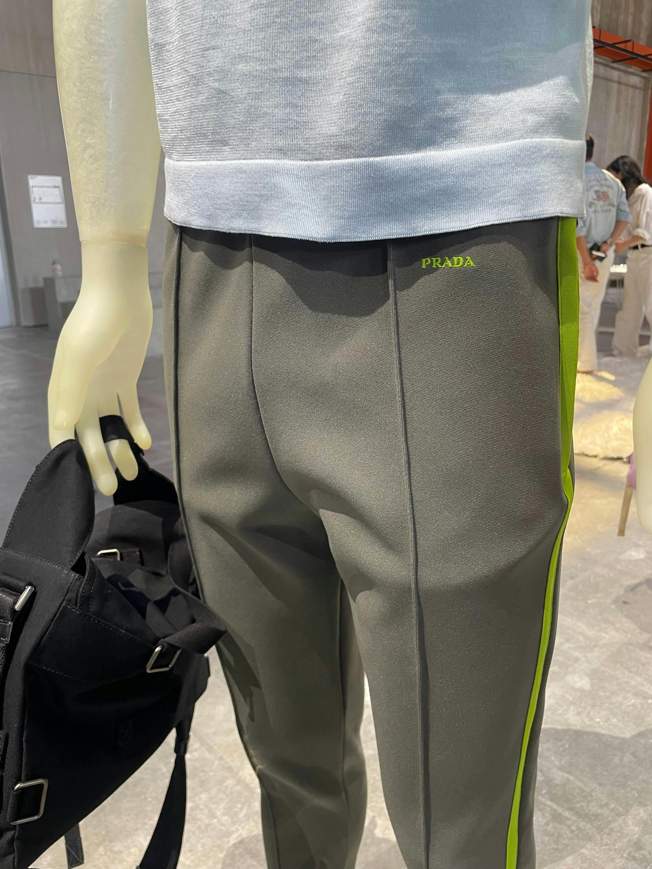 prada ss26 menswear collection showroom