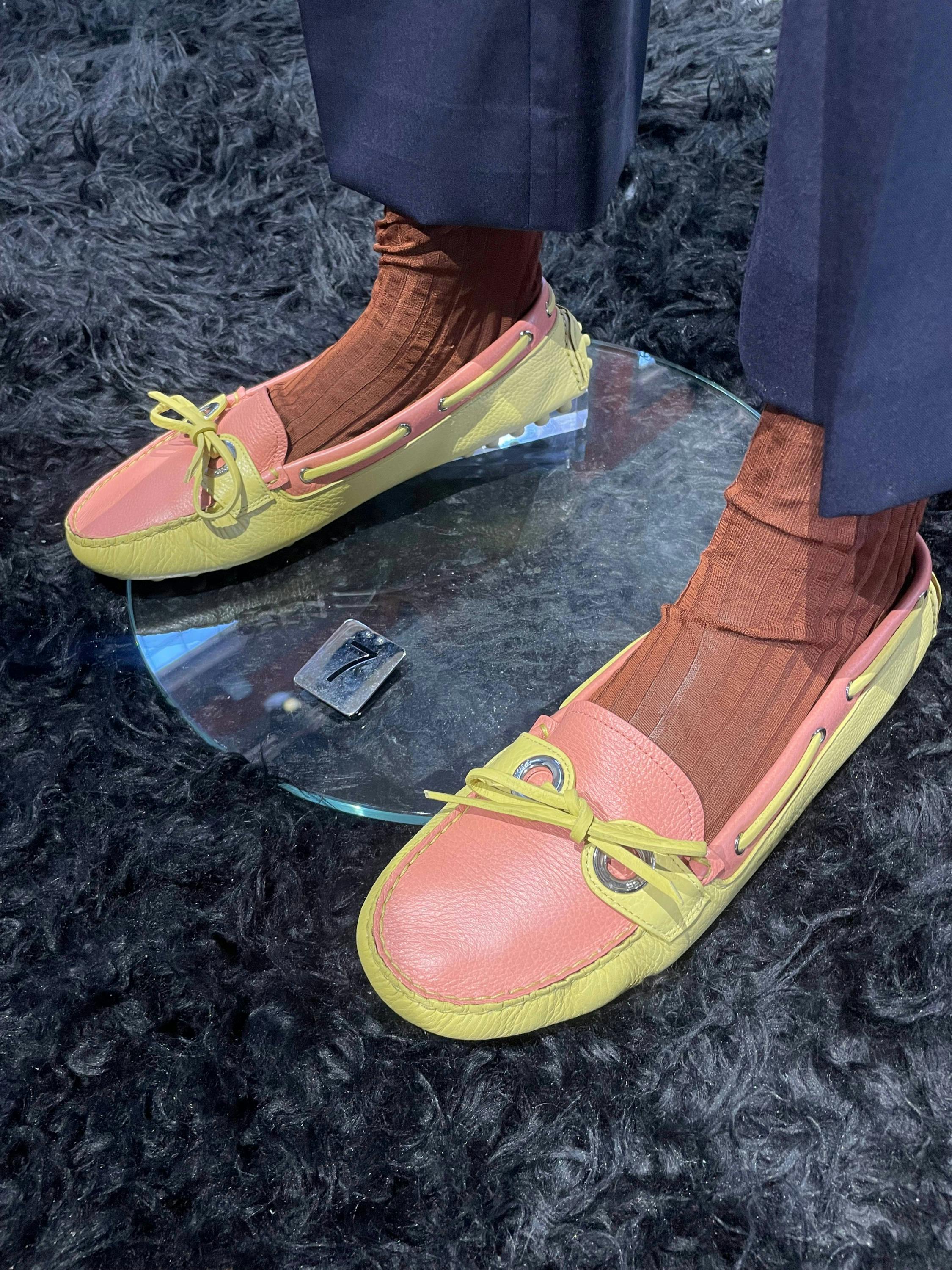prada ss26 menswear collection showroom