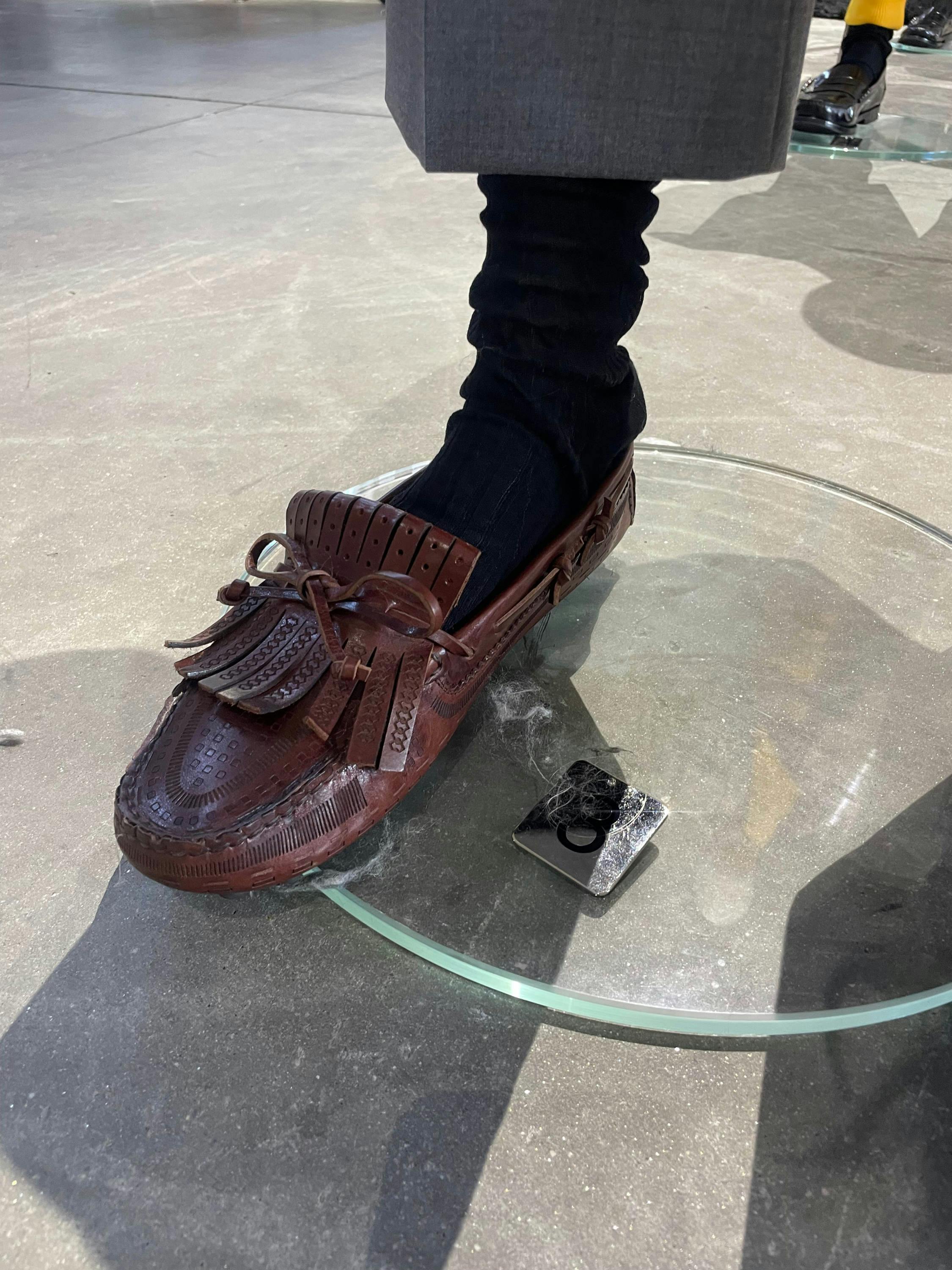 prada ss26 menswear collection showroom
